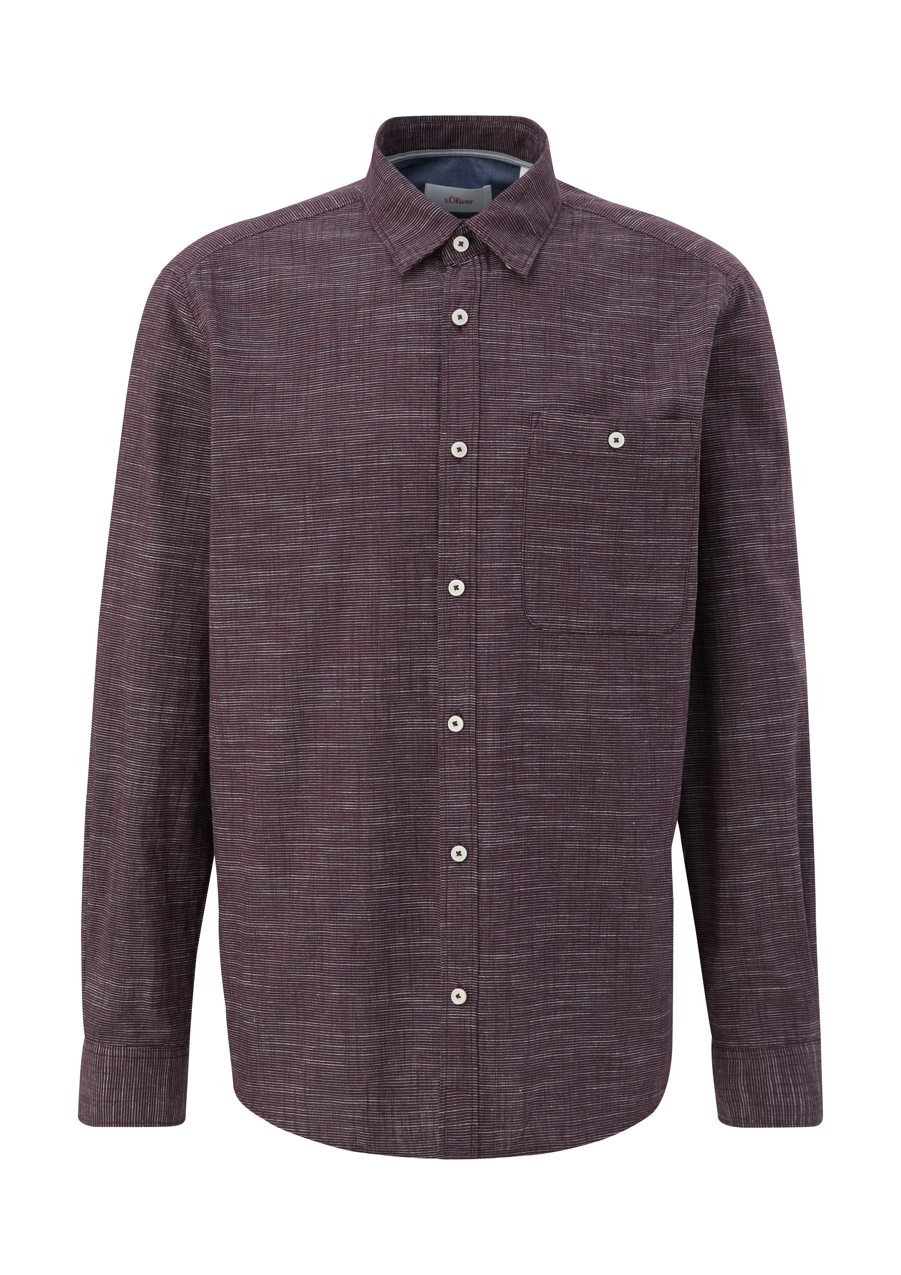 s.Oliver - Regular: Hemd mit Under Button Down-Kragen, Herren, Rosa