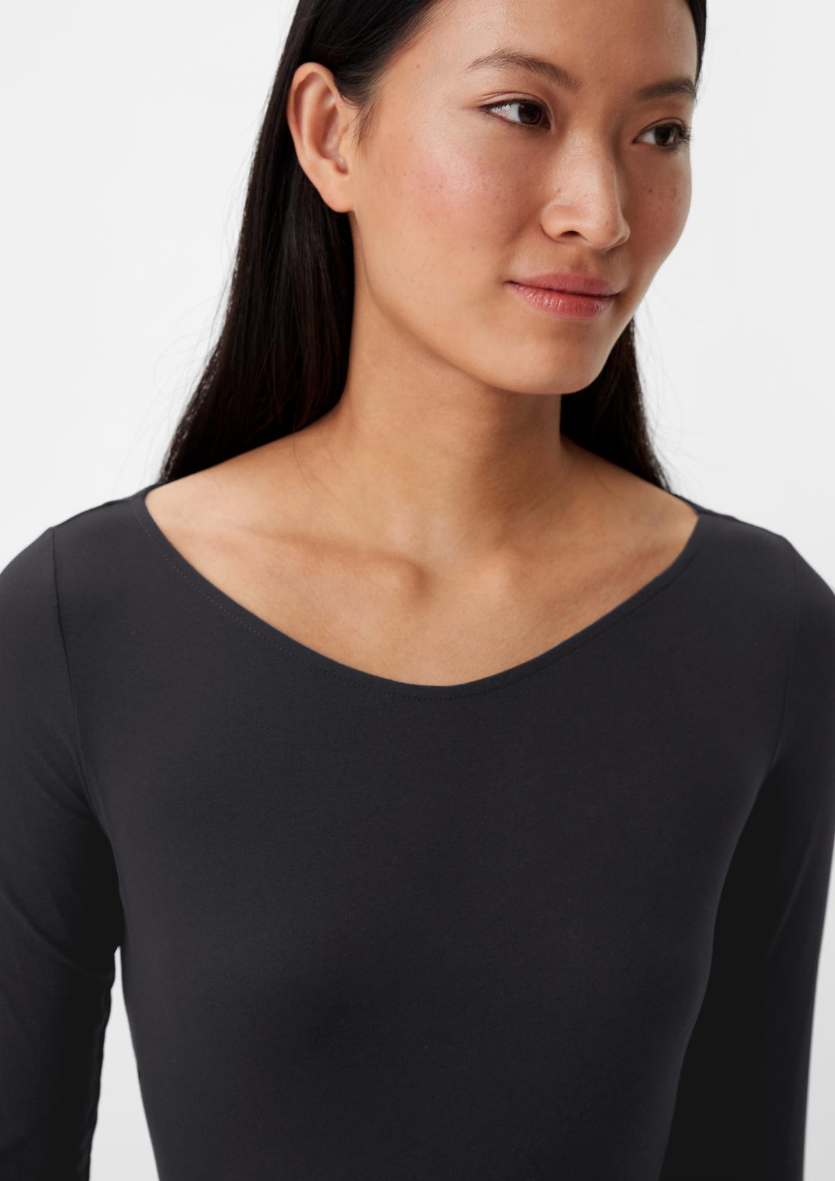 comma Long sleeve top in a slim fit