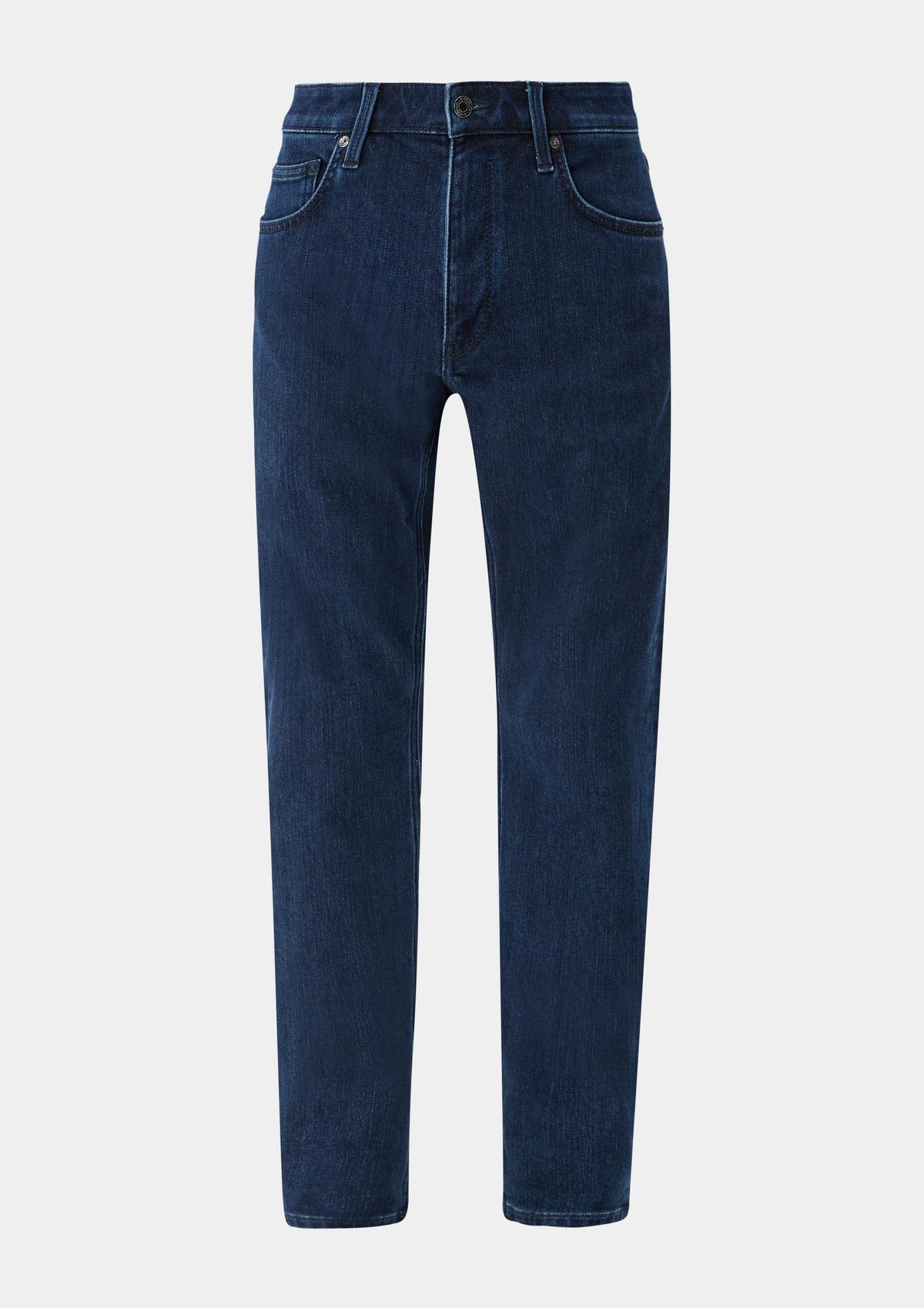 Slim fit: jeans with a tapered leg - navy