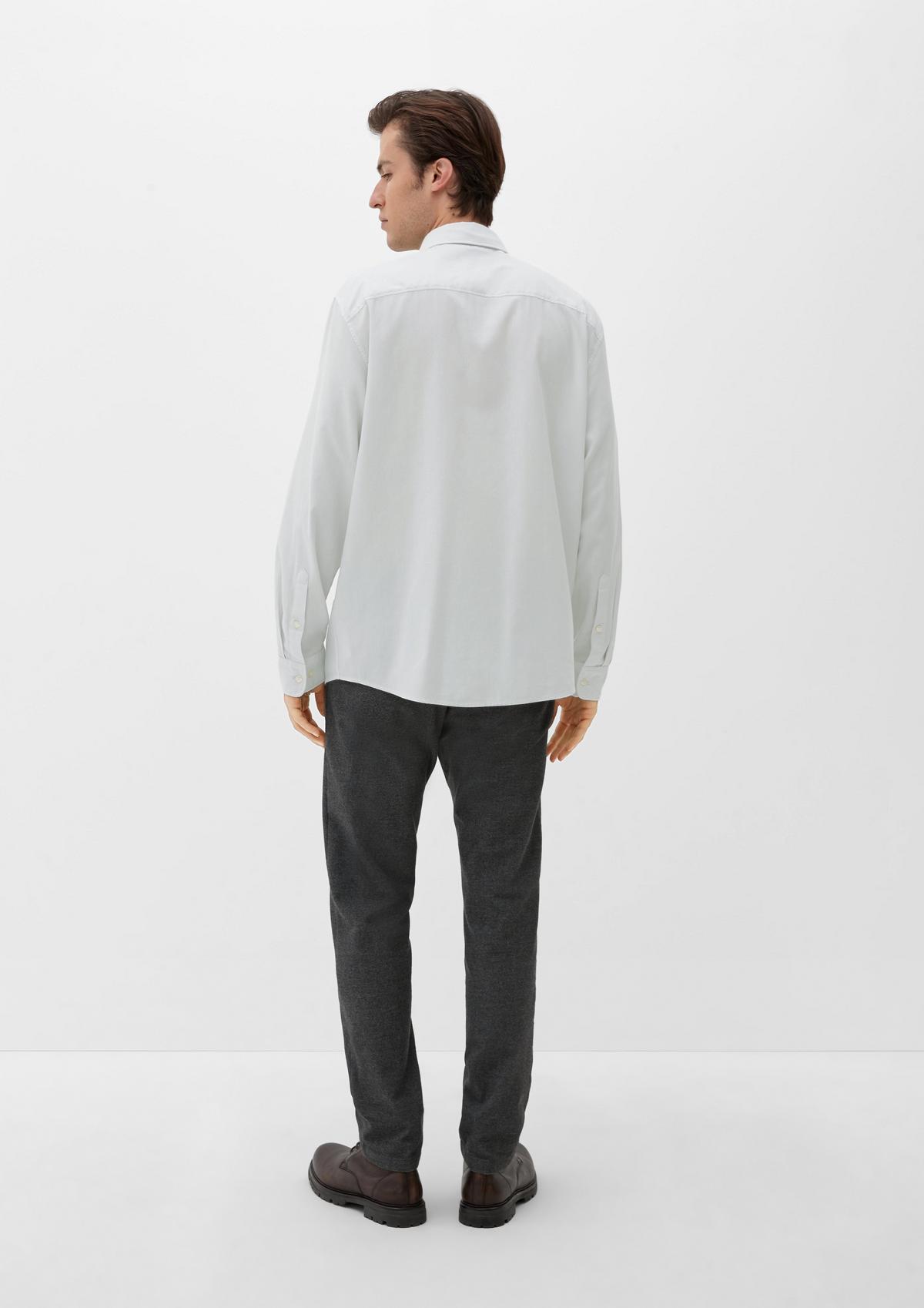 s.Oliver Regular fit: lyocell blend shirt