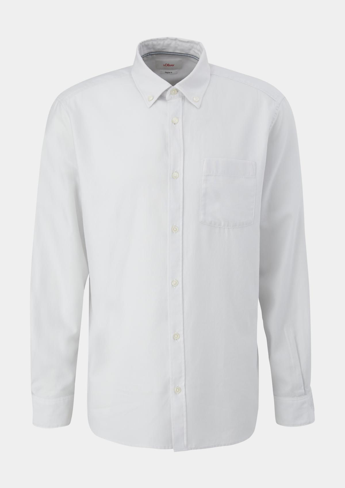 s.Oliver Regular fit: lyocell blend shirt