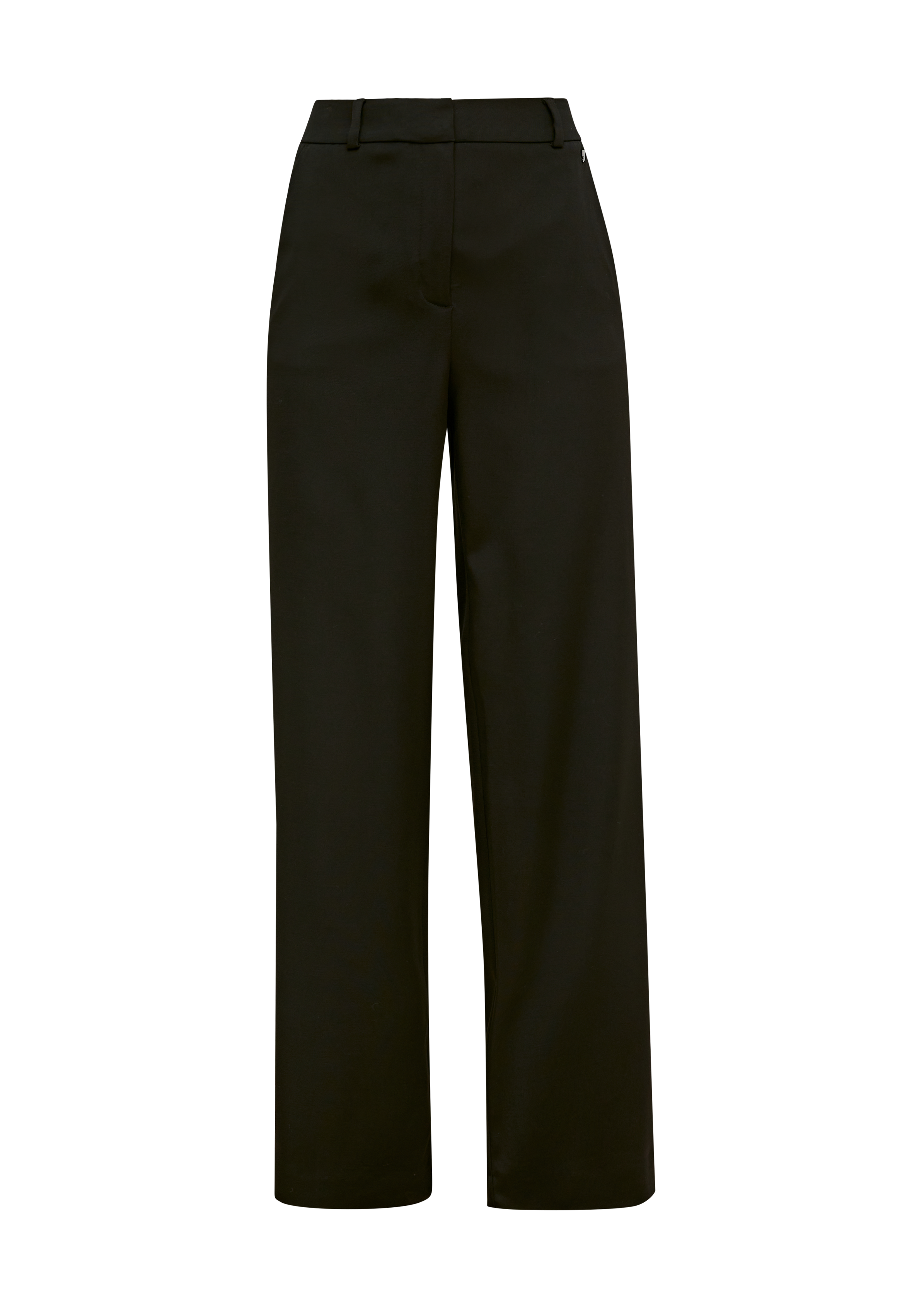 Regular fit: Cloth trousers made of twill - Black | SCAYLE