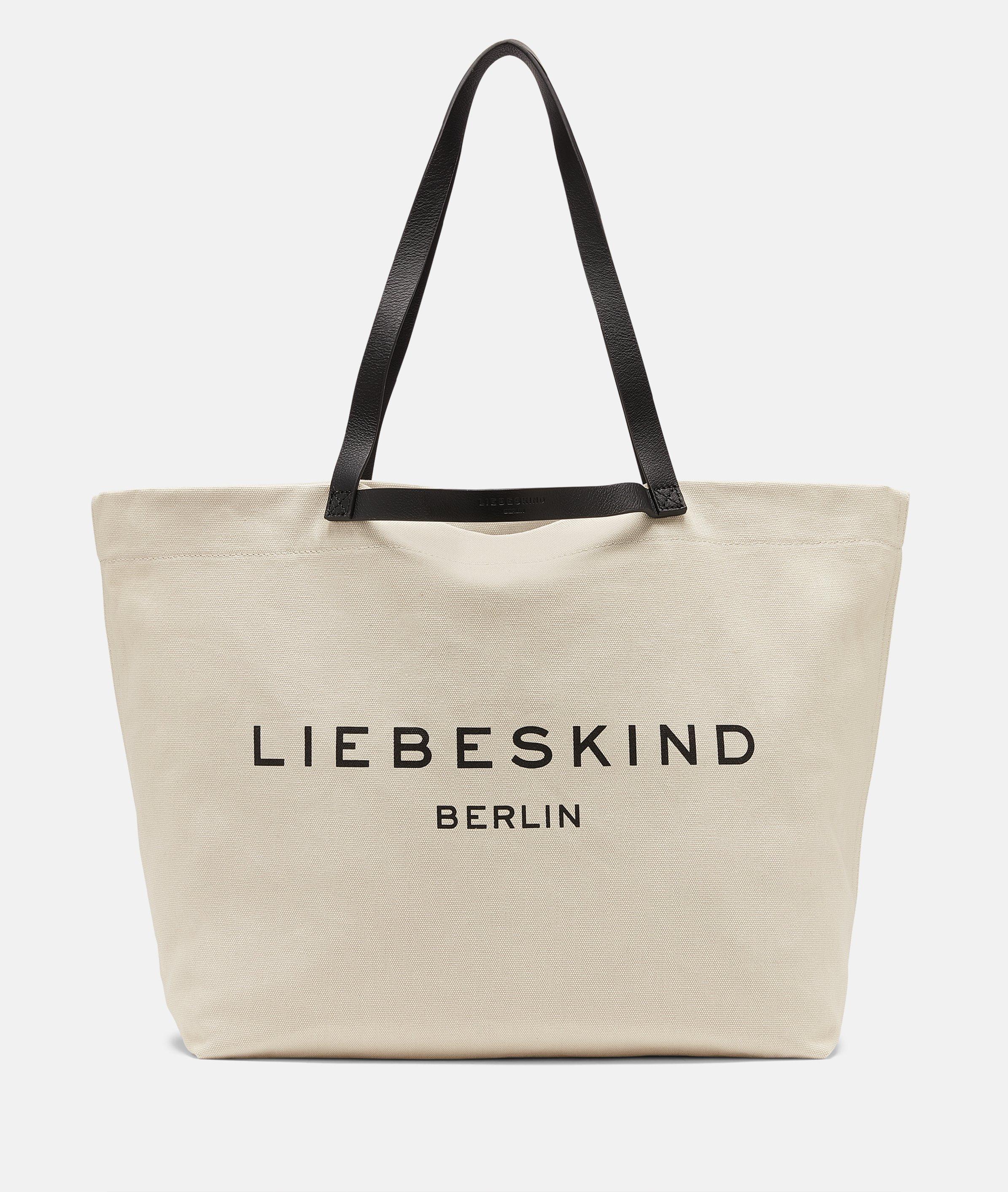 Liebeskind Berlin - Shopper aus Canvas -  creme