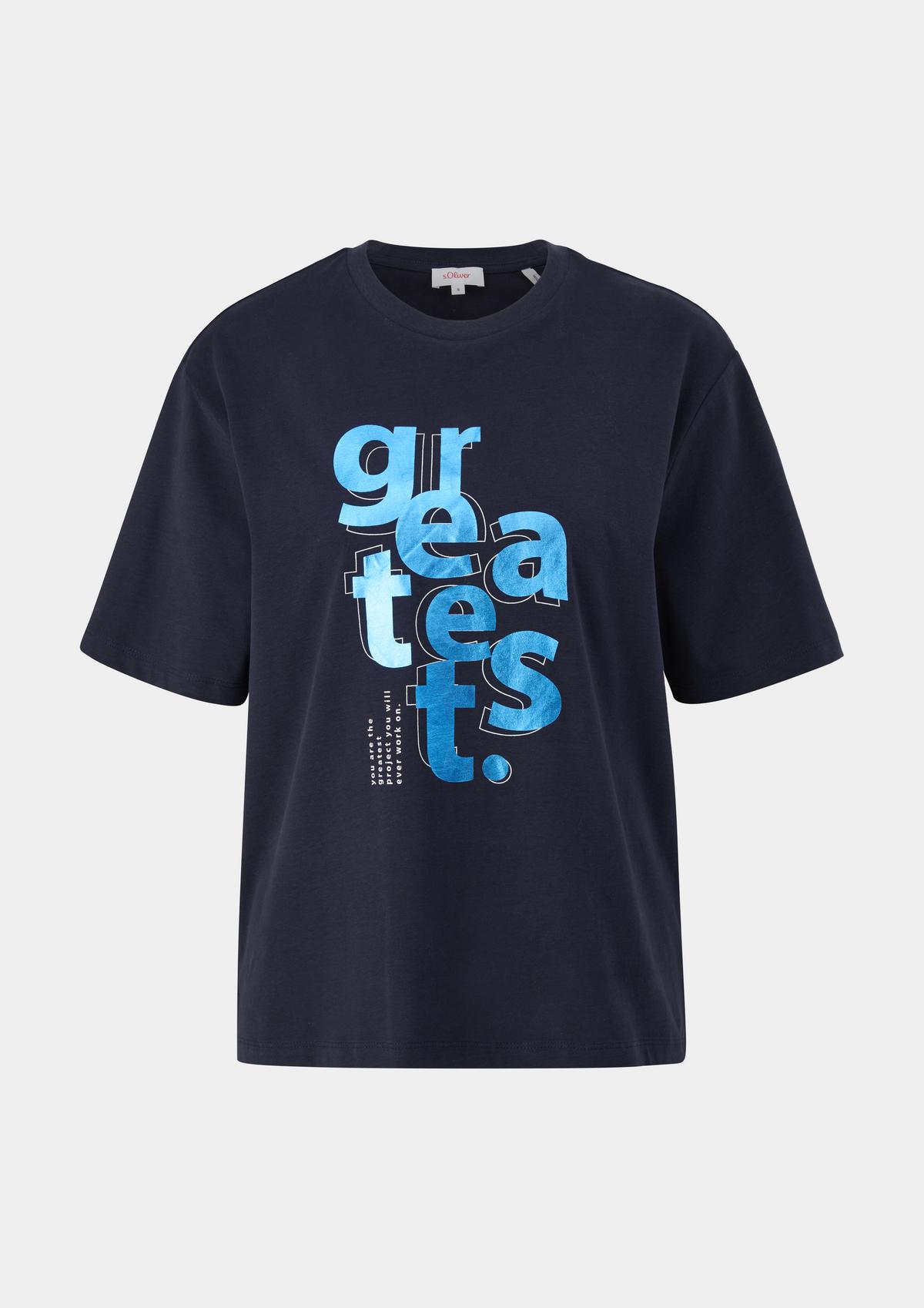 s.Oliver T-shirt met statement-print