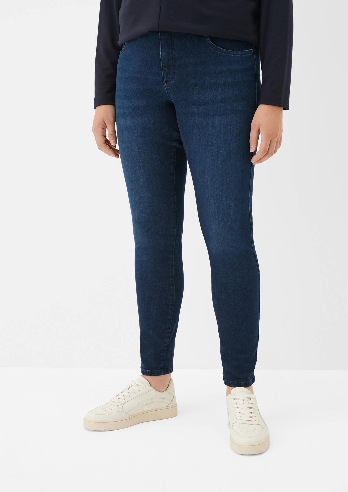 s.Oliver Skinny: jeans met used look