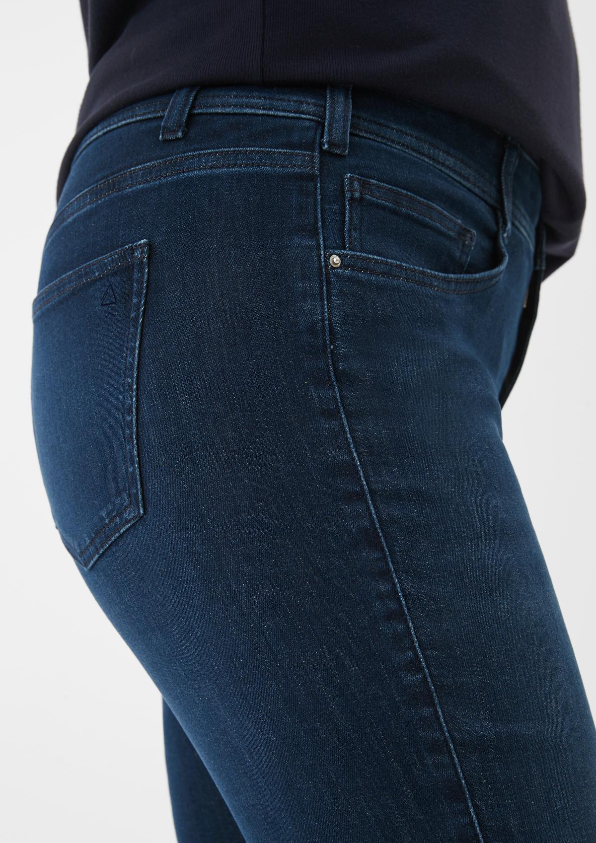 s.Oliver Skinny: modré úzke džínsy