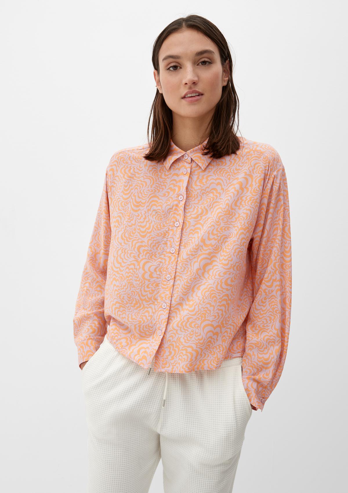 s.Oliver Viscose blouse met motief all-over