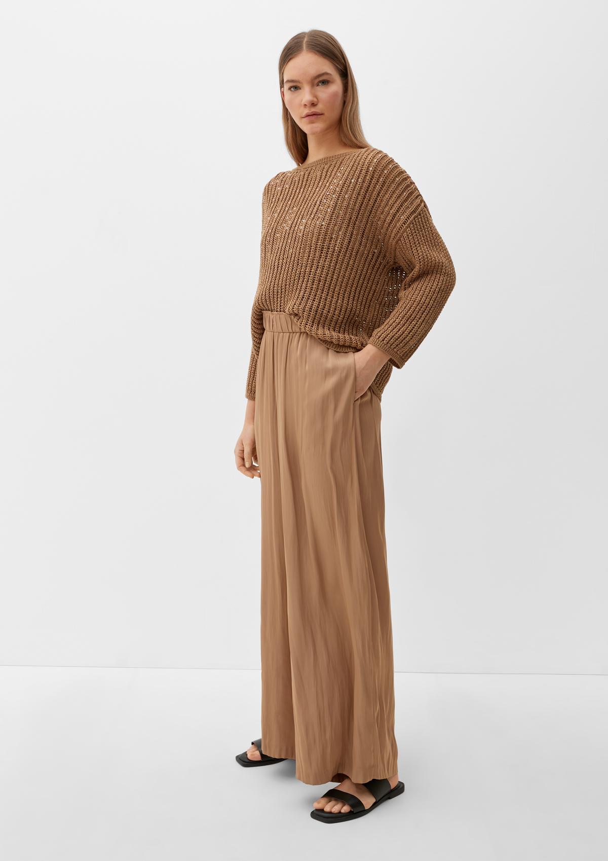 s.Oliver Knitted jumper with sequins