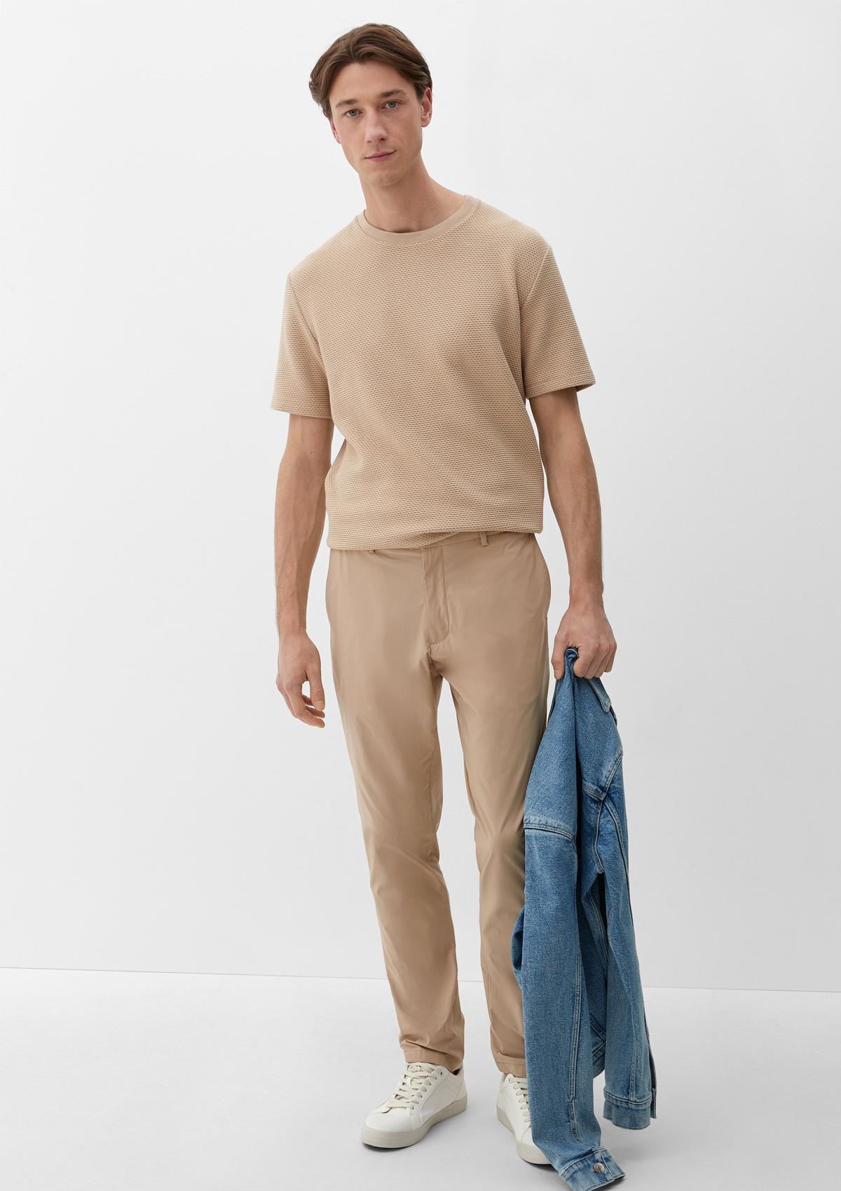 s.Oliver Slim: trousers with hyper stretch