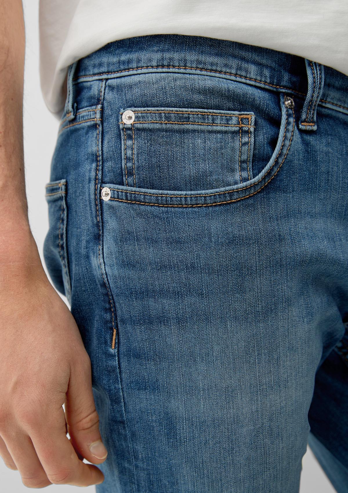 s.Oliver Slim : jean 5 poches en denim hyperstretch