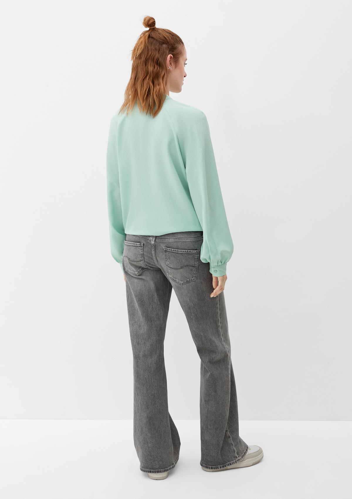 s.Oliver Long sleeve blouse with stand-up collar