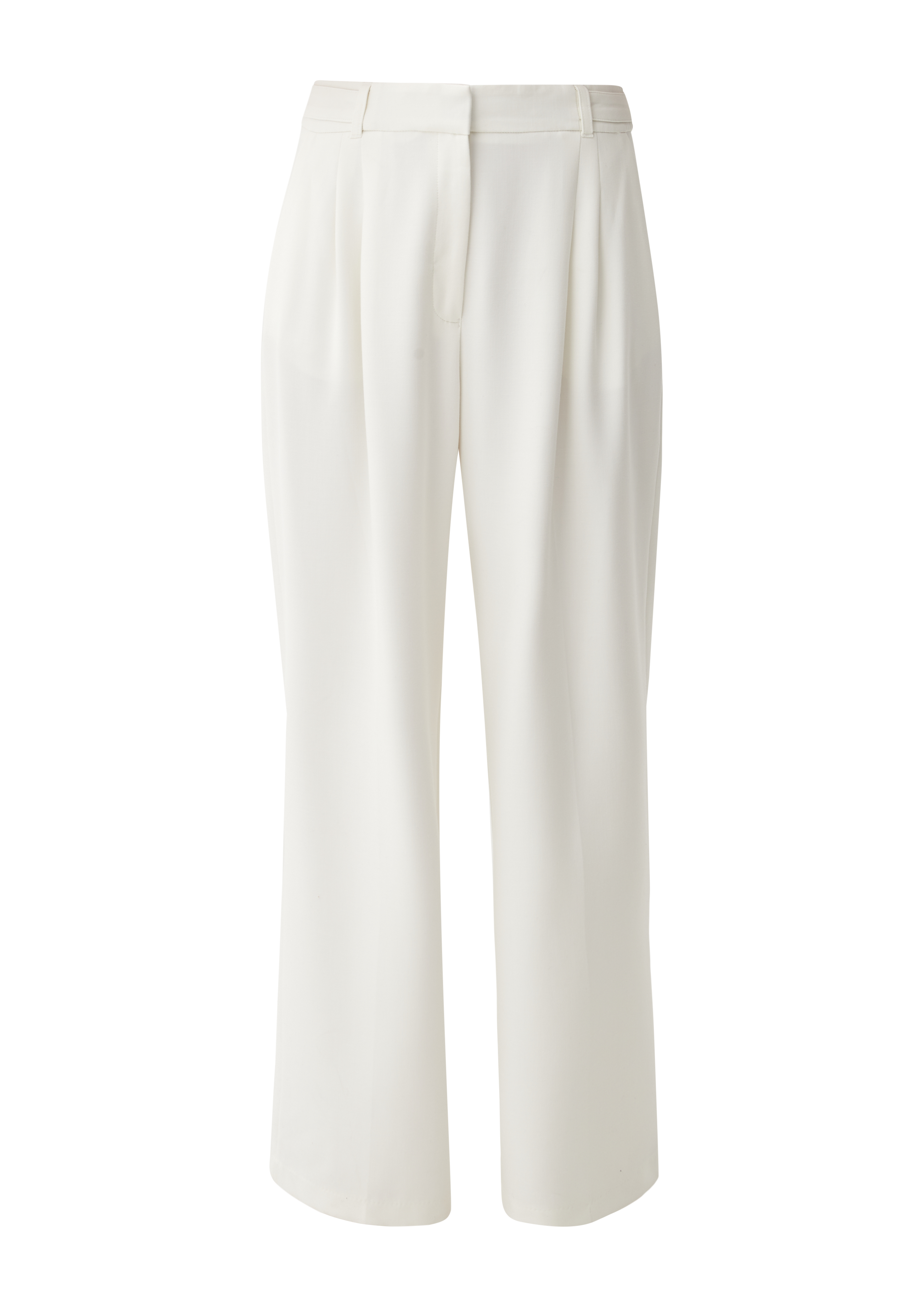 s.Oliver - Regular: Hose mit Wide leg, Damen, creme