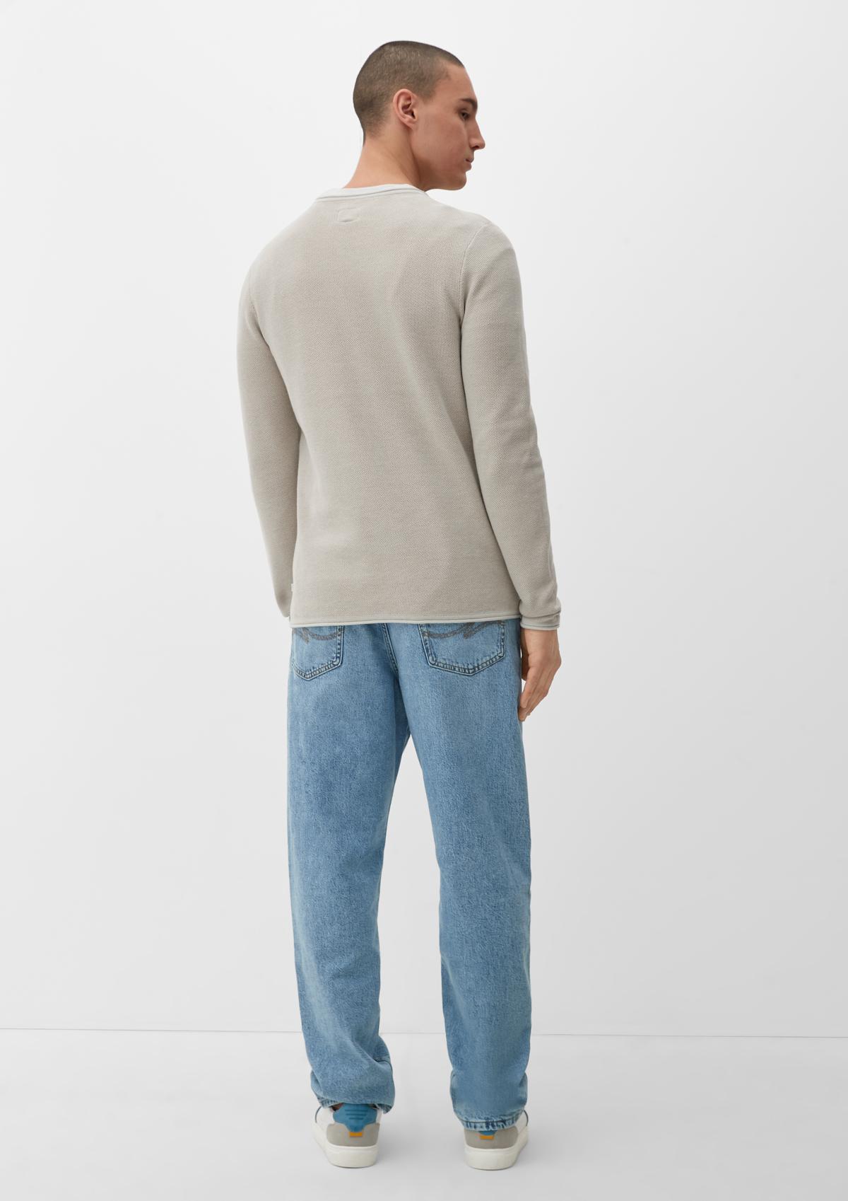 s.Oliver Knitted jumper with a rolled hem