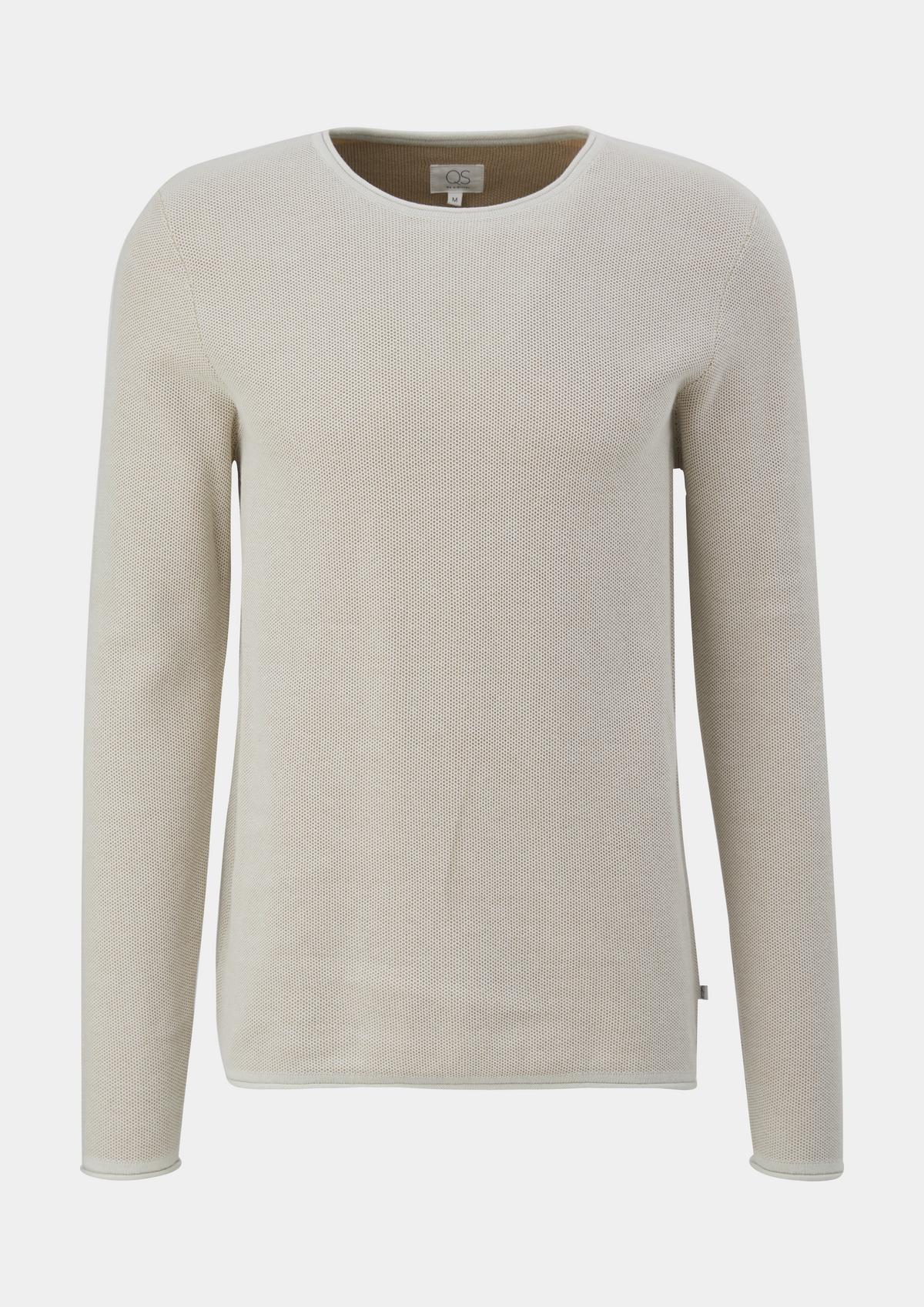 s.Oliver Knitted jumper with a rolled hem
