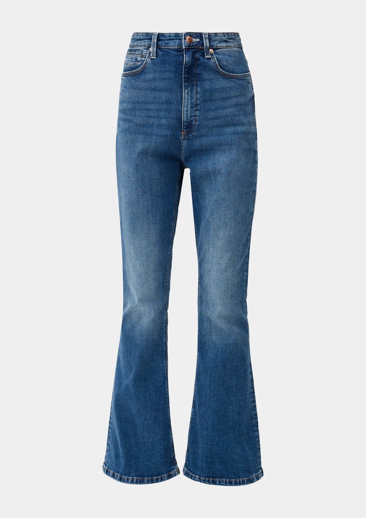 s.Oliver Regular fit: flared leg jeans