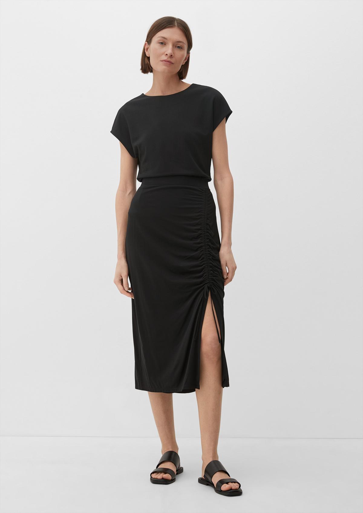 s.Oliver Midi skirt with bow detail