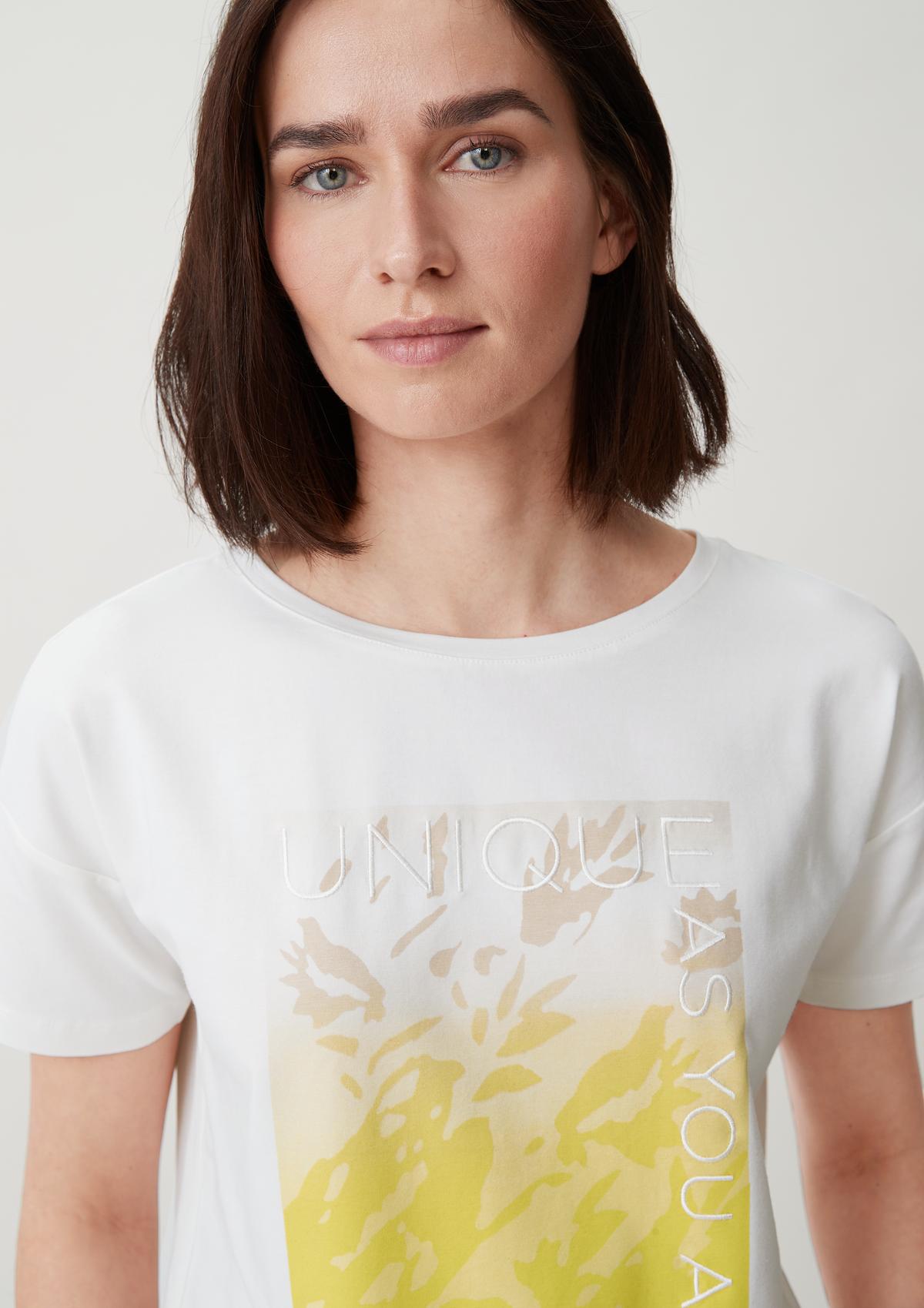 comma T-Shirt aus Modalmix