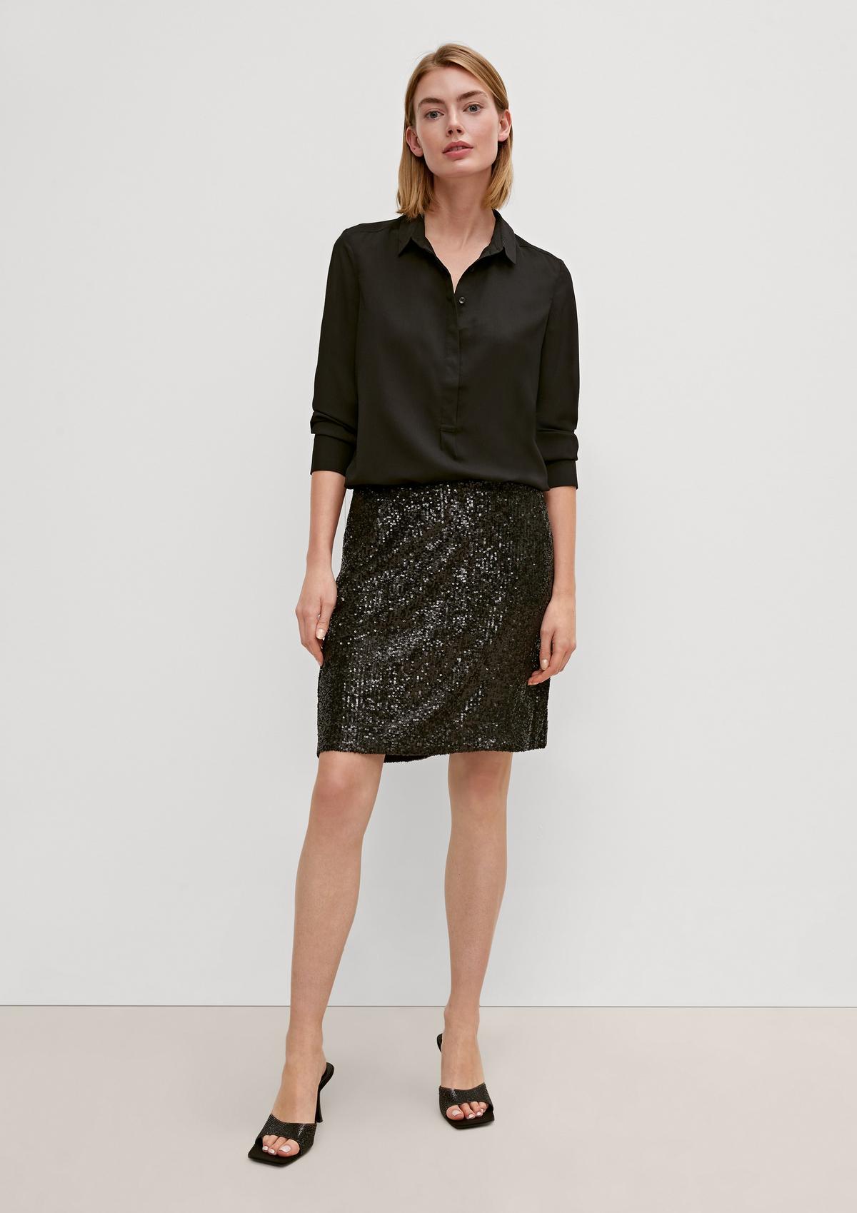 comma Short dress with sequins