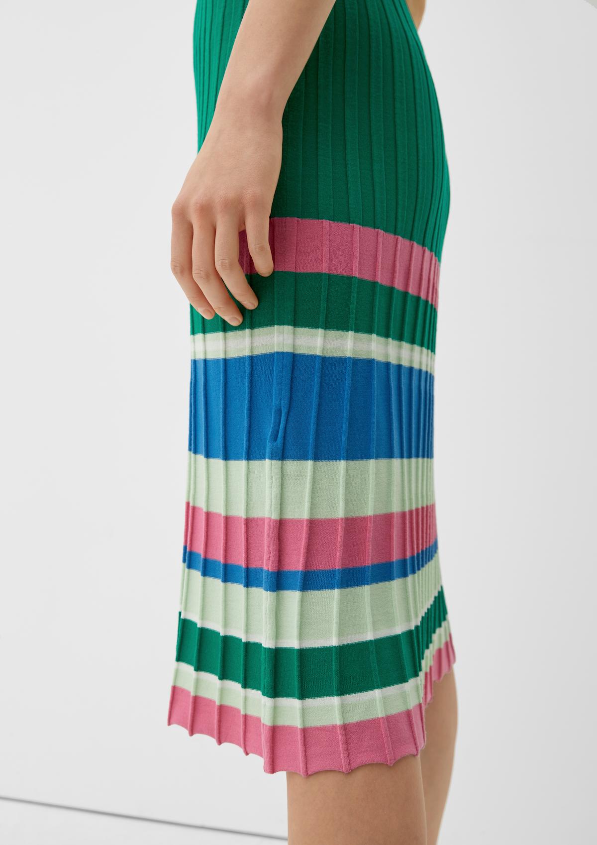 s.Oliver Midi dress with a ribbed texture