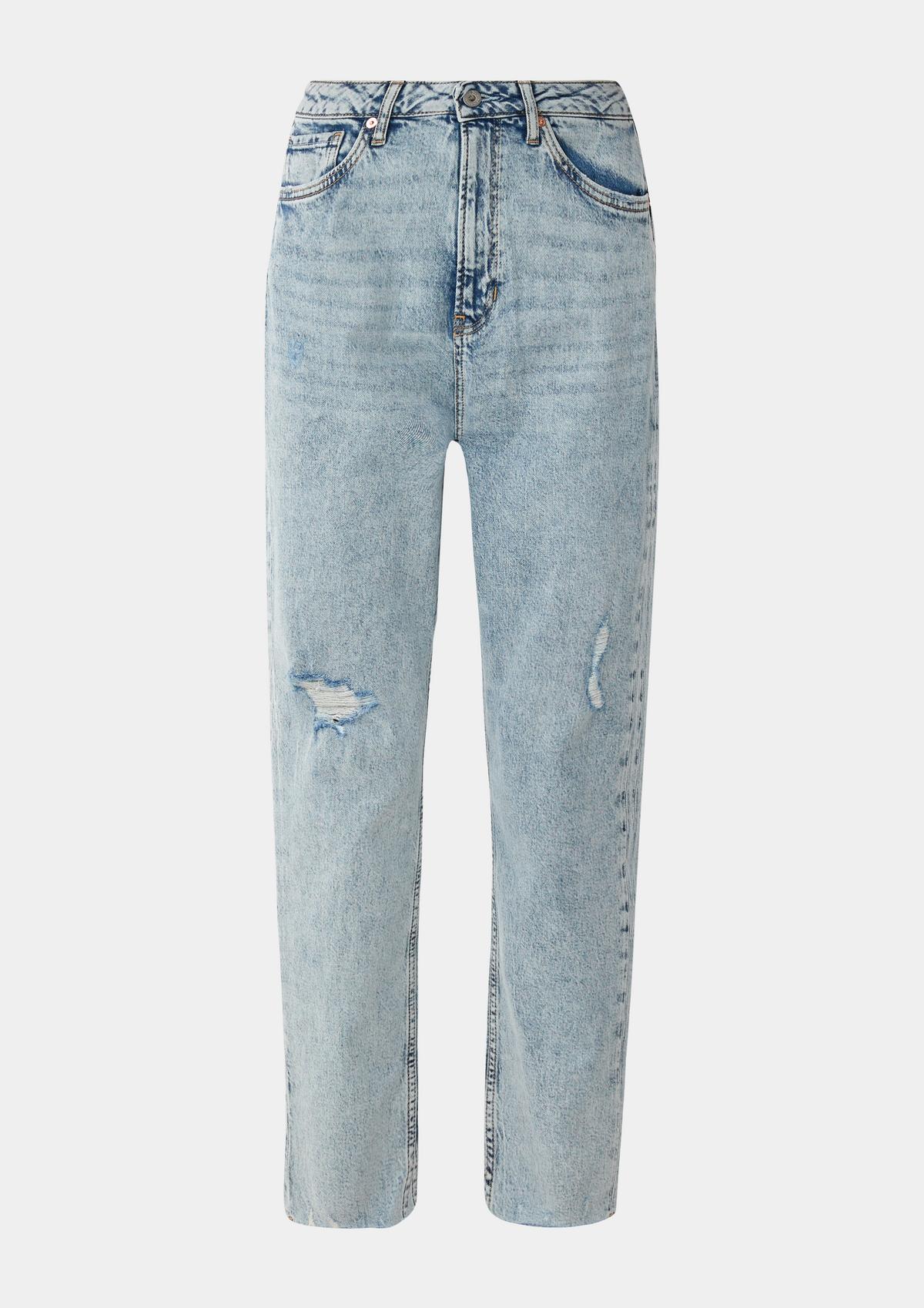 DTT Veron relaxed fit mom jeans in light blue wash