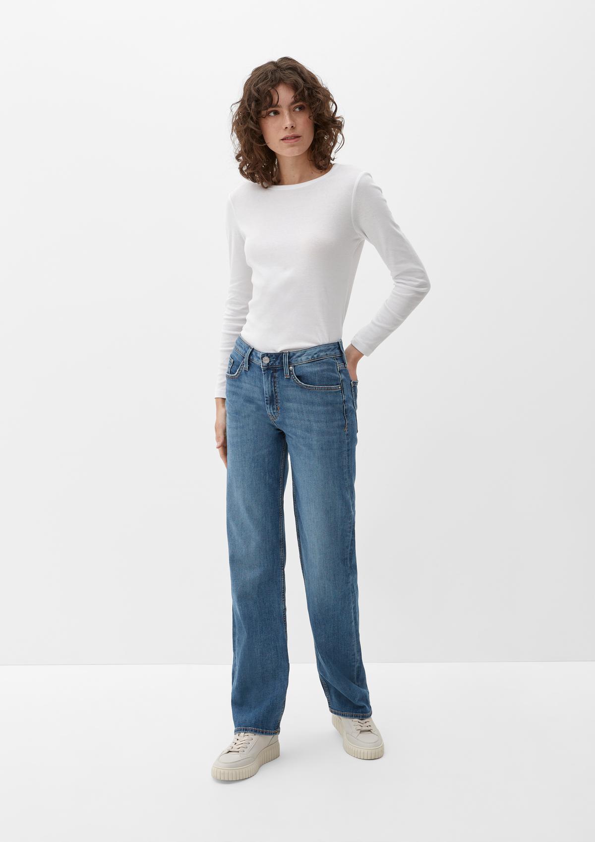 Običajne Regular jeans hlače Karolin/kroj Regular Fit/ Mid Rise/ravne hlačnice
