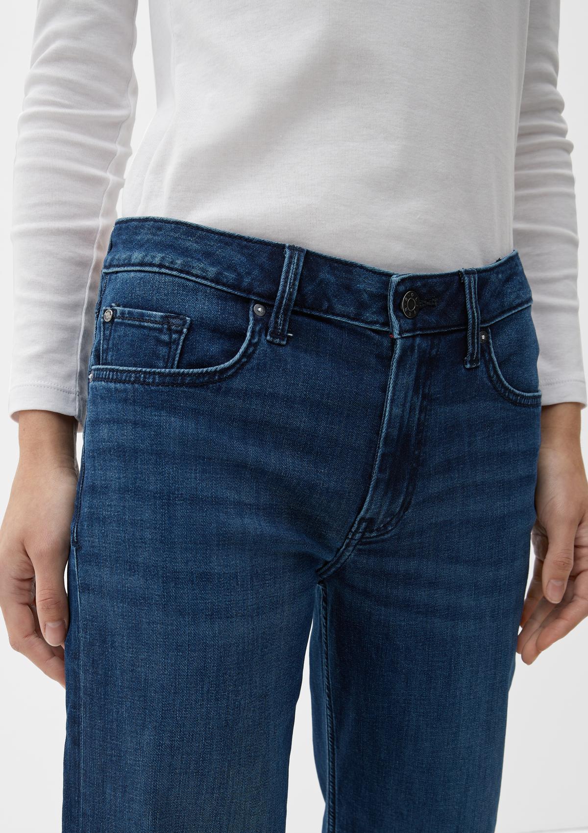 s.Oliver Običajne Regular jeans hlače Karolin/kroj Regular Fit/ Mid Rise/ravne hlačnice