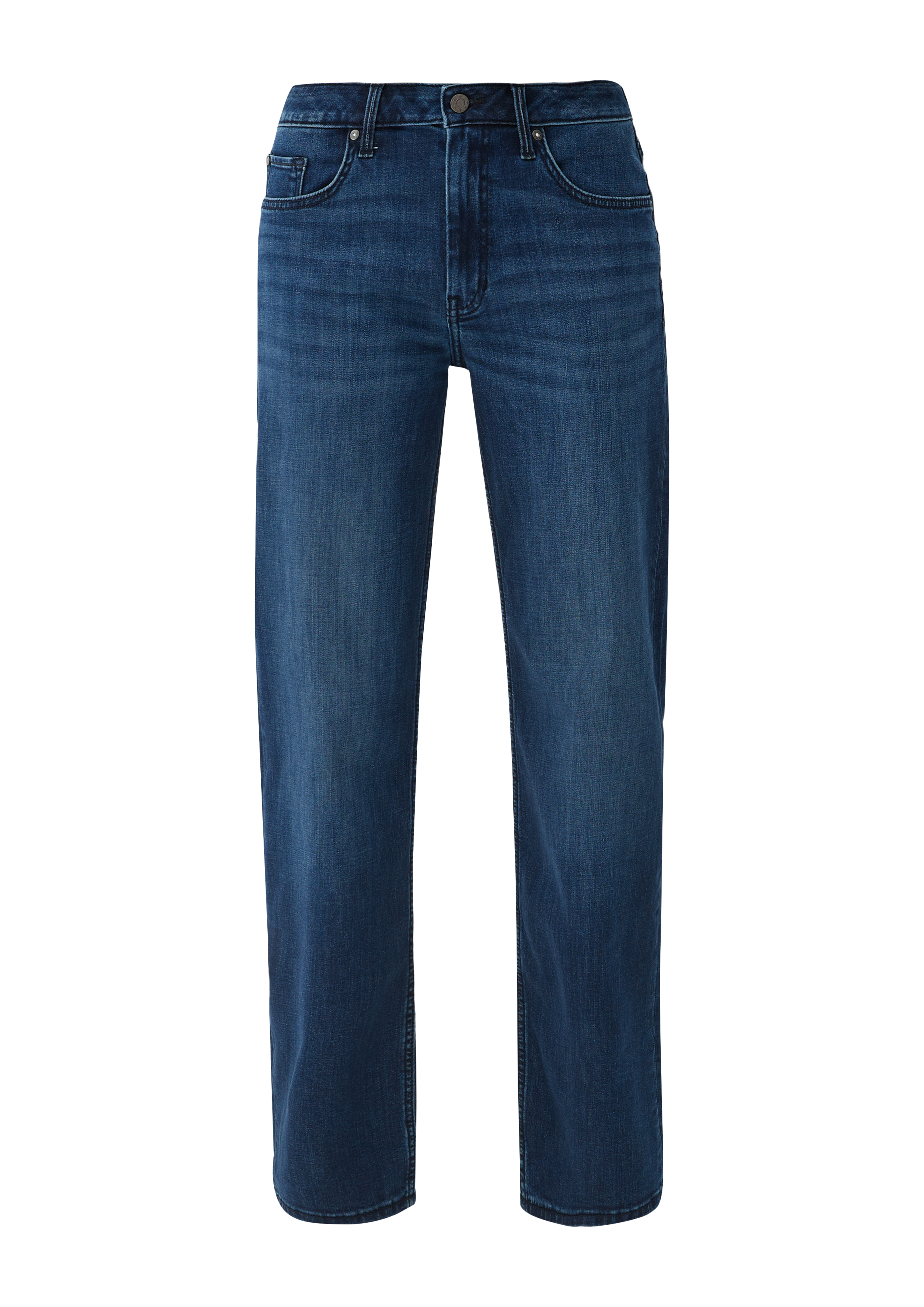 s.Oliver - Jeans Karolin / Regular Fit / Mid Rise / Straight Leg, Damen, blau