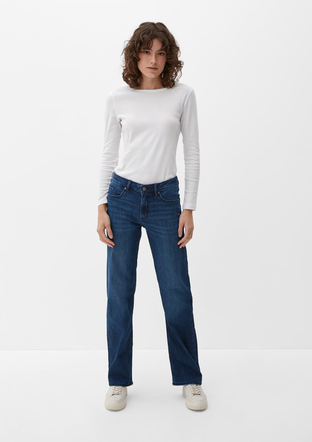 Regular jeans Karolin / regular fit / mid rise / straight leg