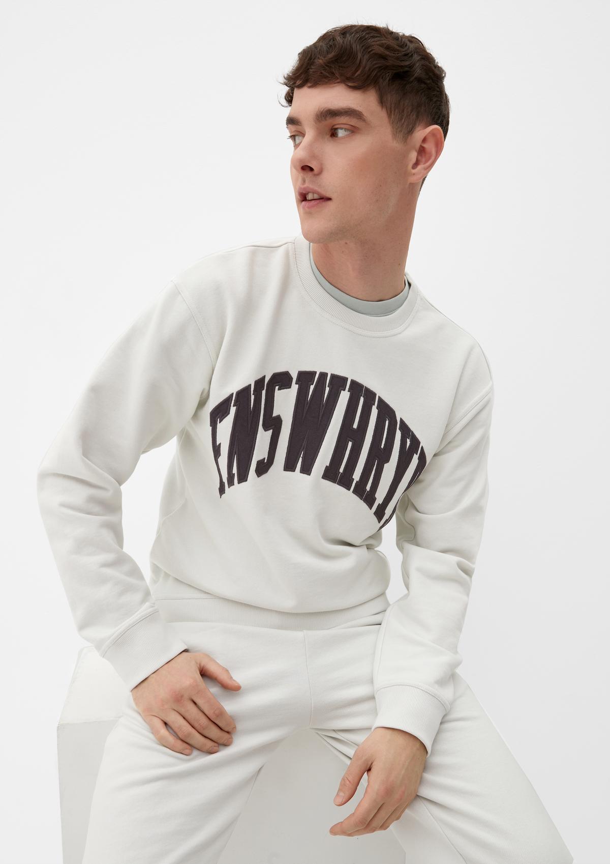 s.Oliver QS x JAMULE jumper with embroidered lettering
