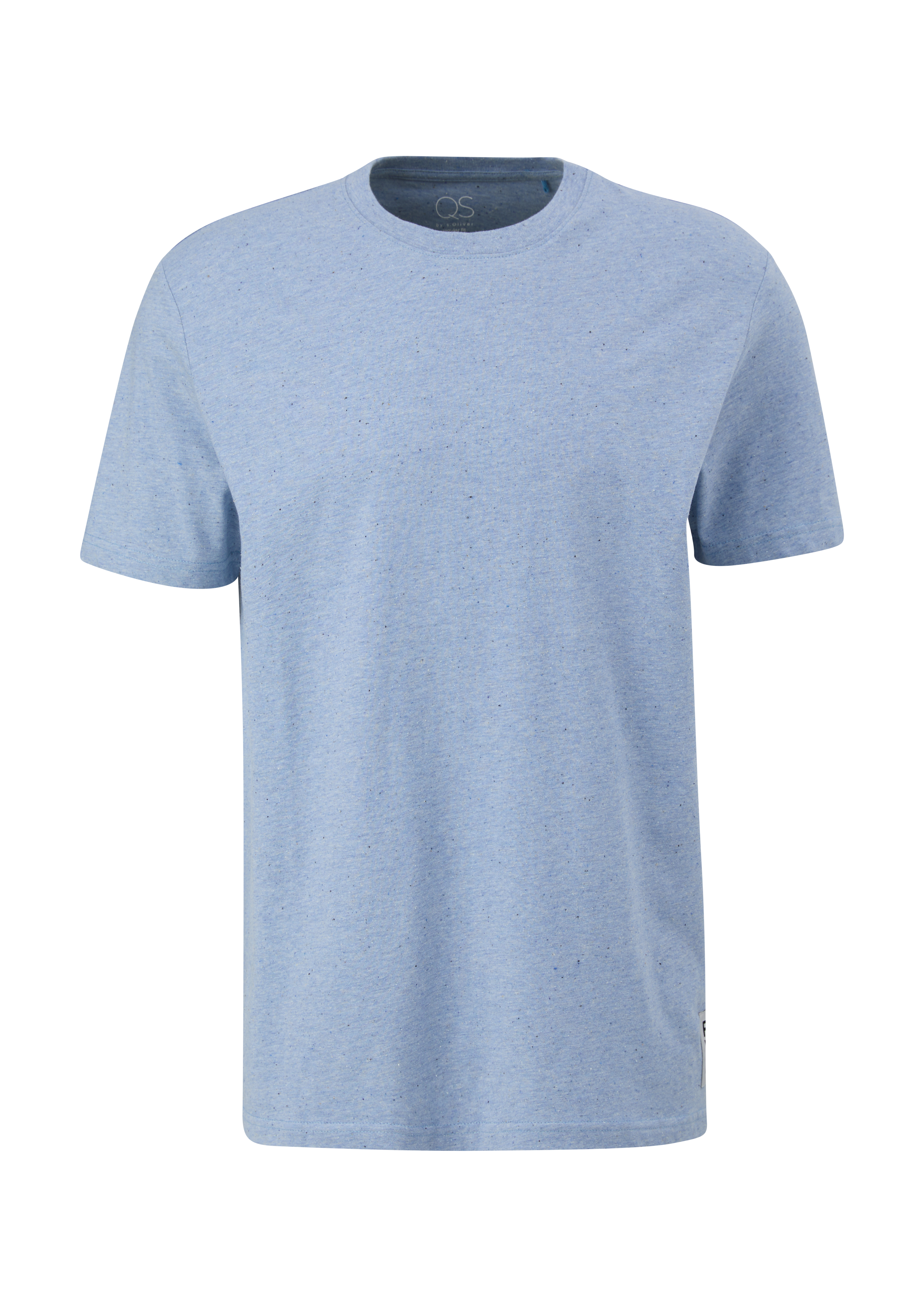 QS - T-Shirt mit Rundhalsausschnitt, Herren, blau