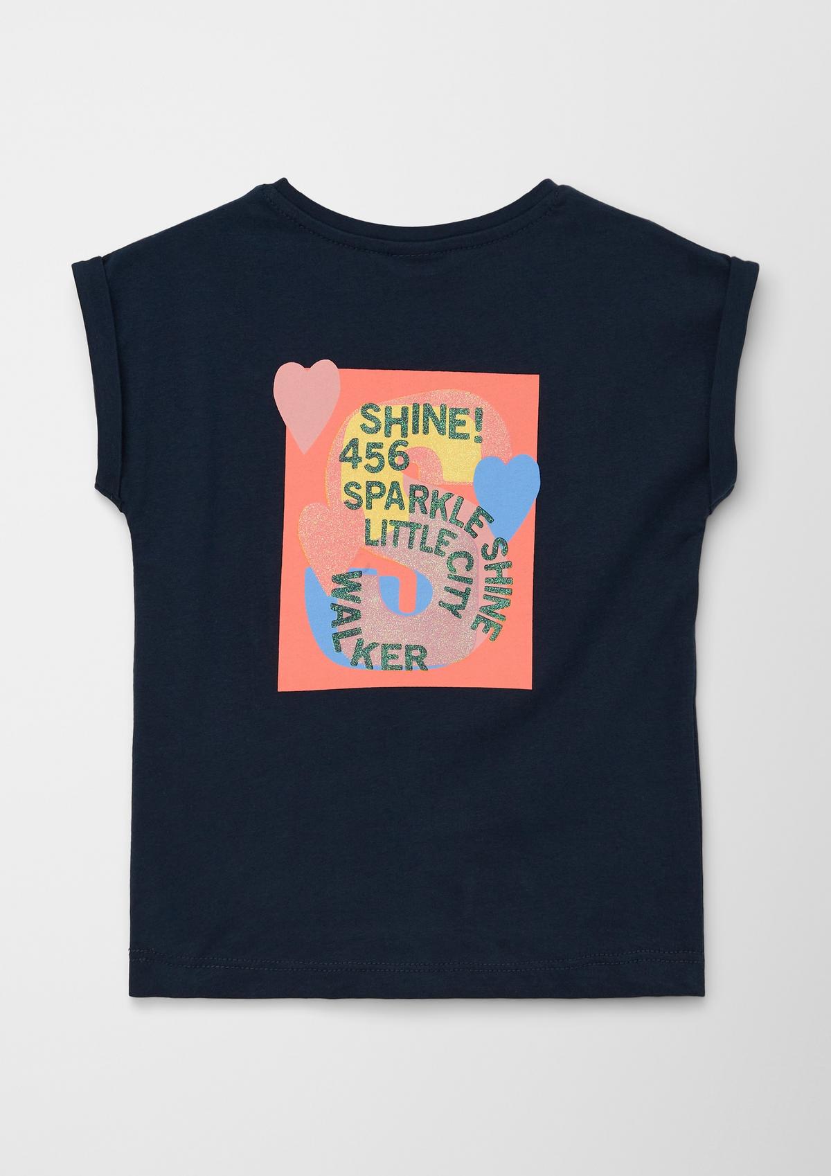 s.Oliver T-shirt à motif artistique au dos