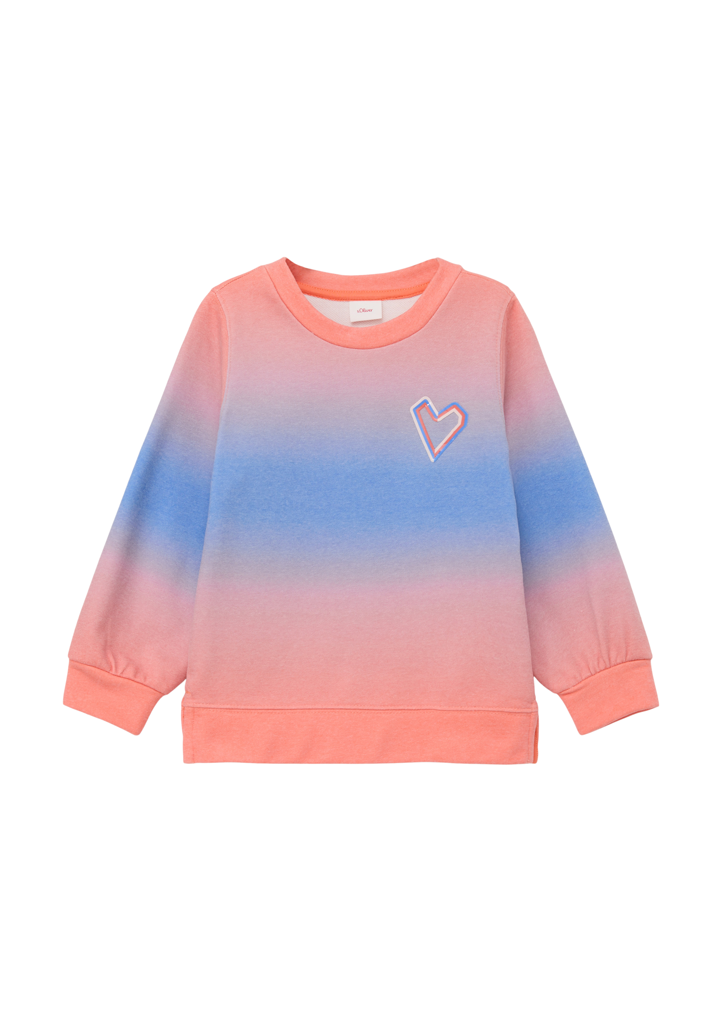 s.Oliver - Sweatshirt aus Baumwollmix, Kinder, Orange
