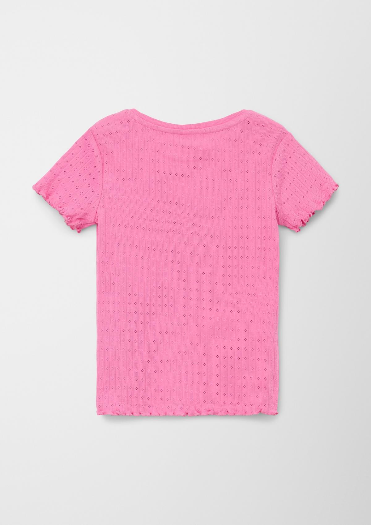 s.Oliver Knitted top with an openwork pattern