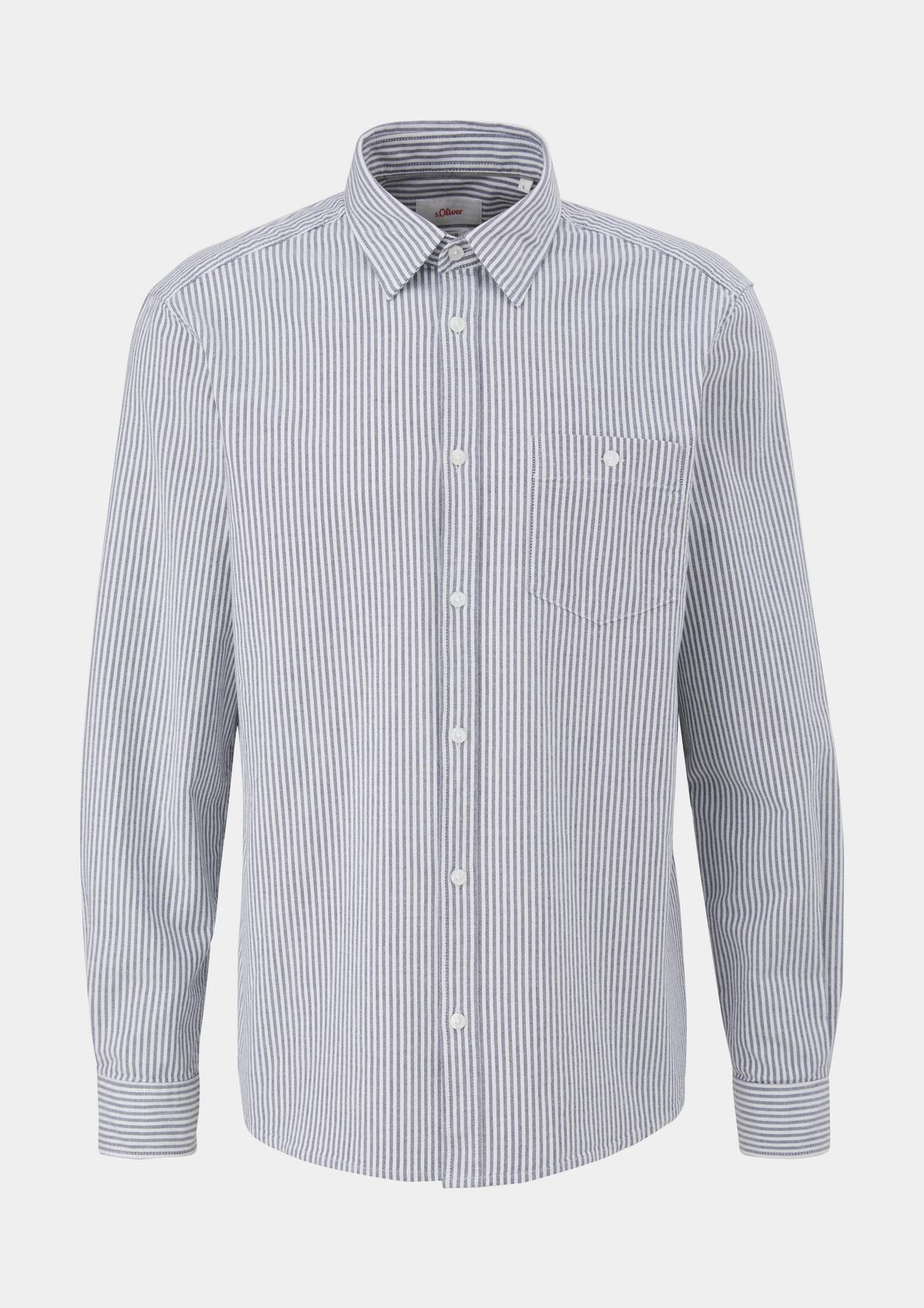 s.Oliver Regular: overhemd met kentkraag