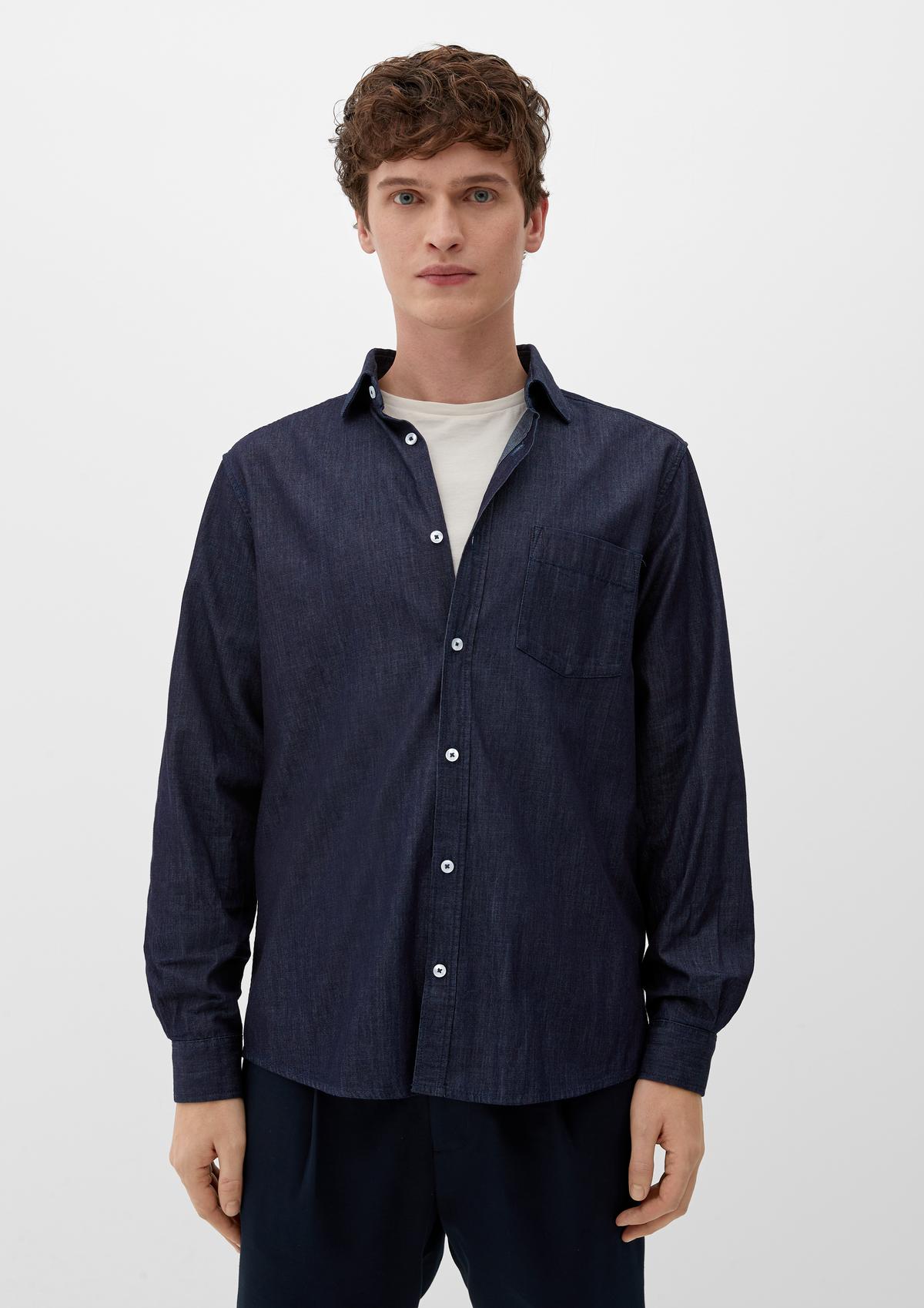 s.Oliver Regular : chemise d’aspect denim