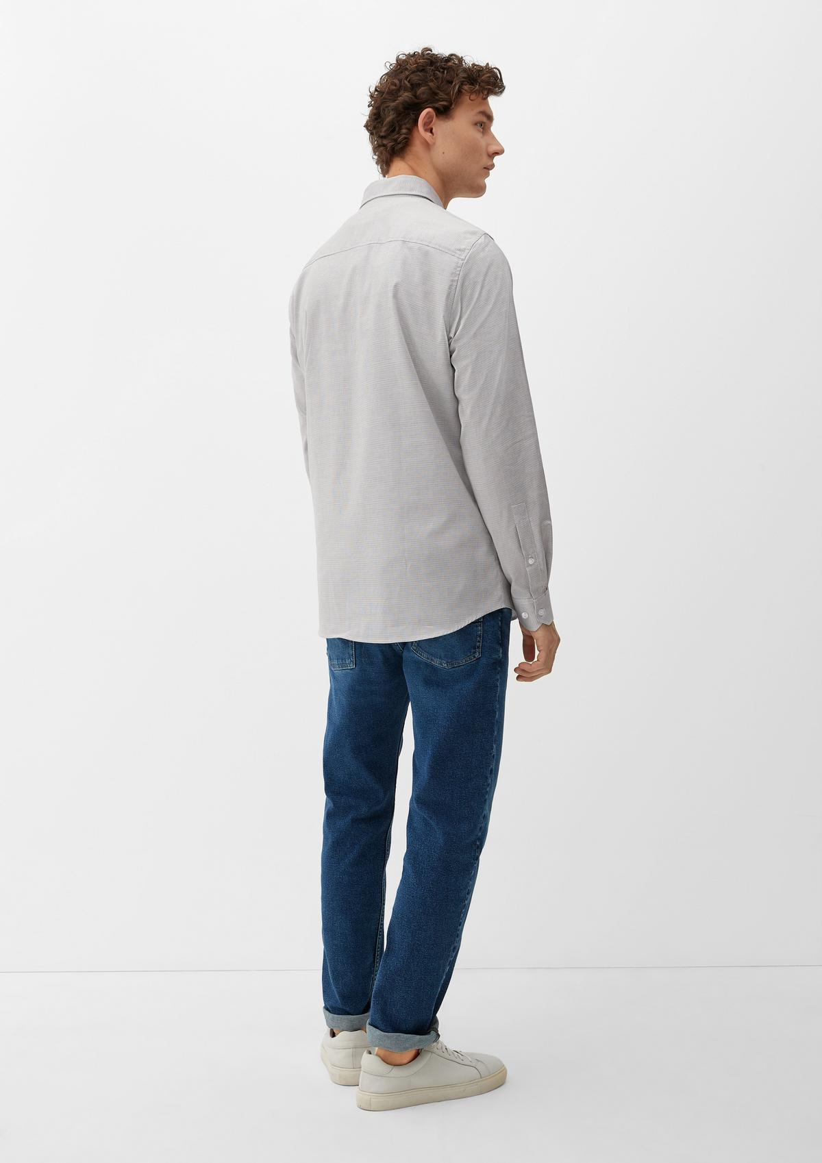 s.Oliver Košulja s minimalističkim uzorkom slim kroja