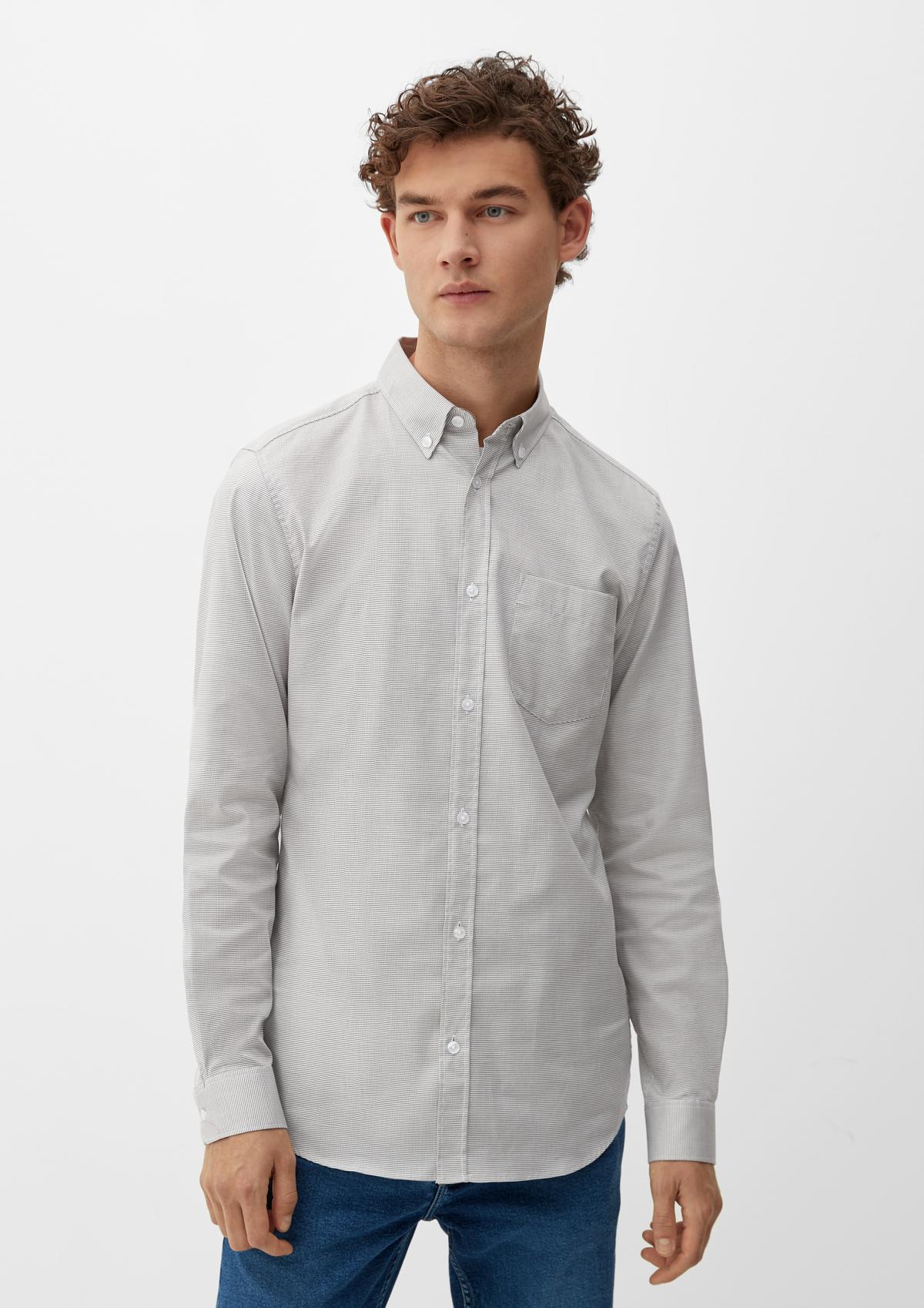 s.Oliver Slim: Košulja s minimalističkim uzorkom