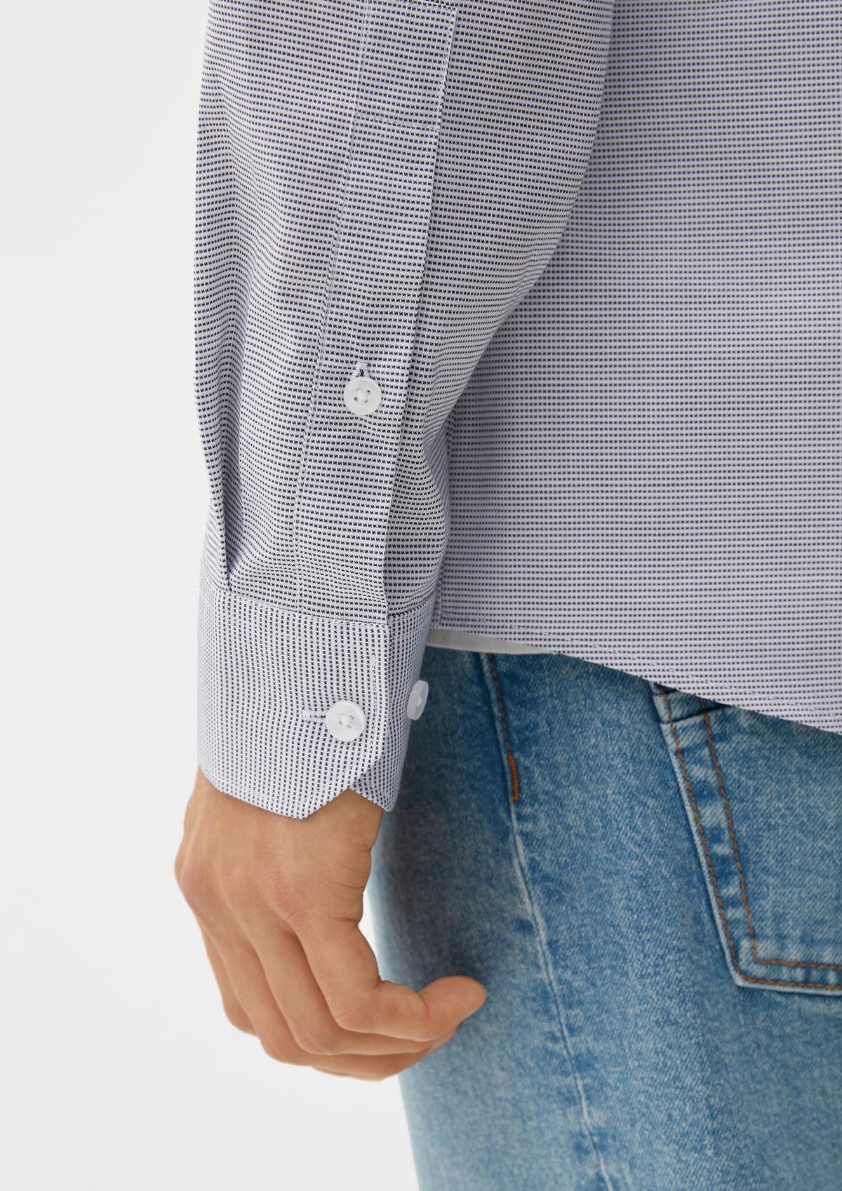 s.Oliver Slim fit: Shirt with a minimalist pattern