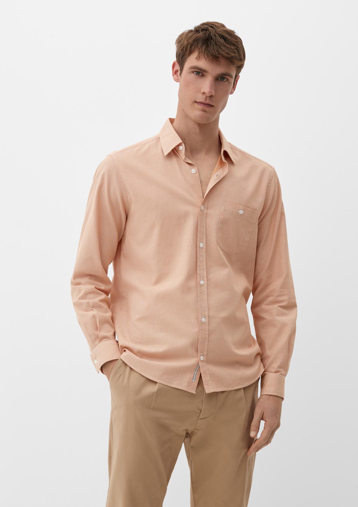 s.Oliver Regular fit: shirt with a woven texture