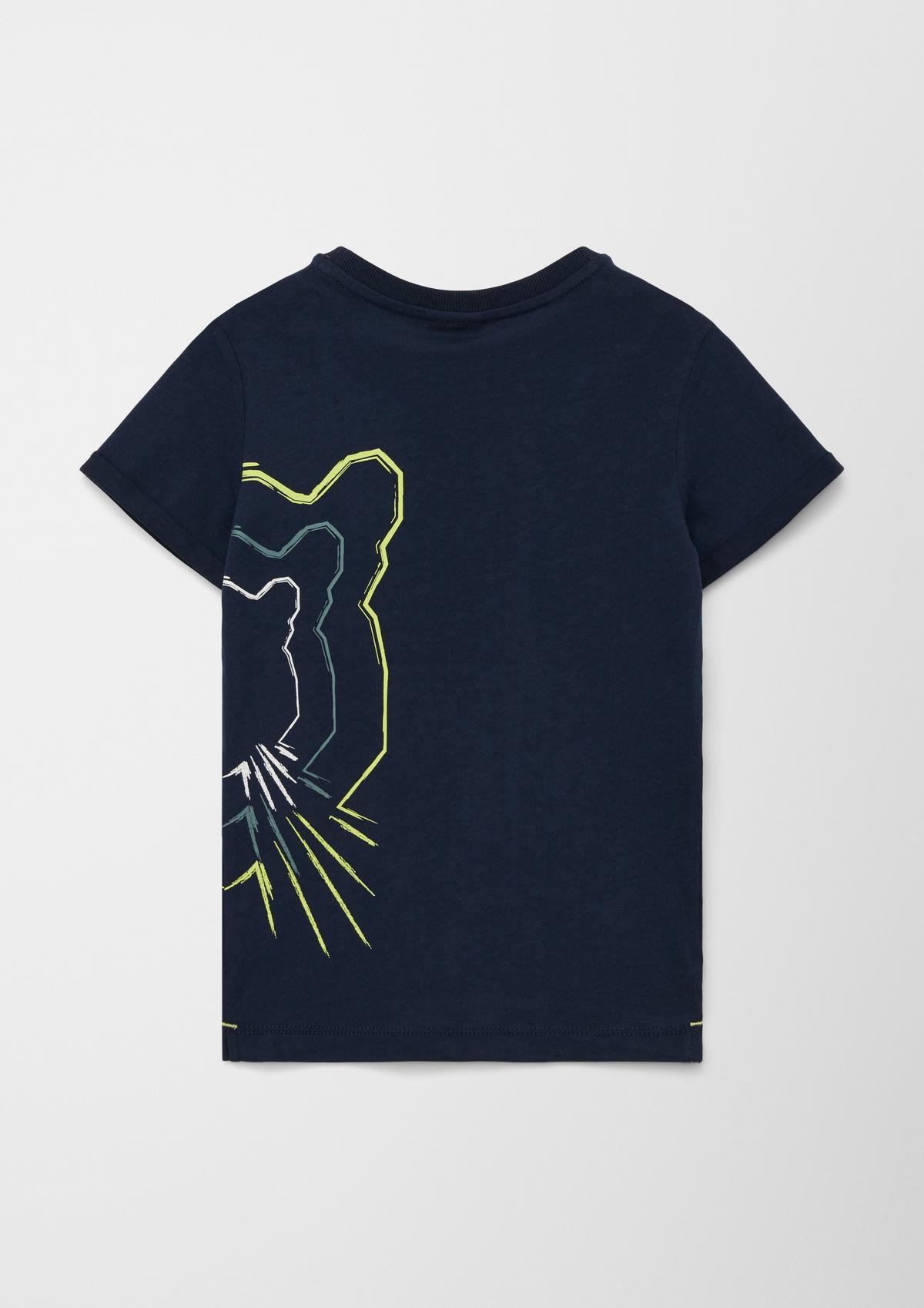 s.Oliver T-shirt met een rubberen print