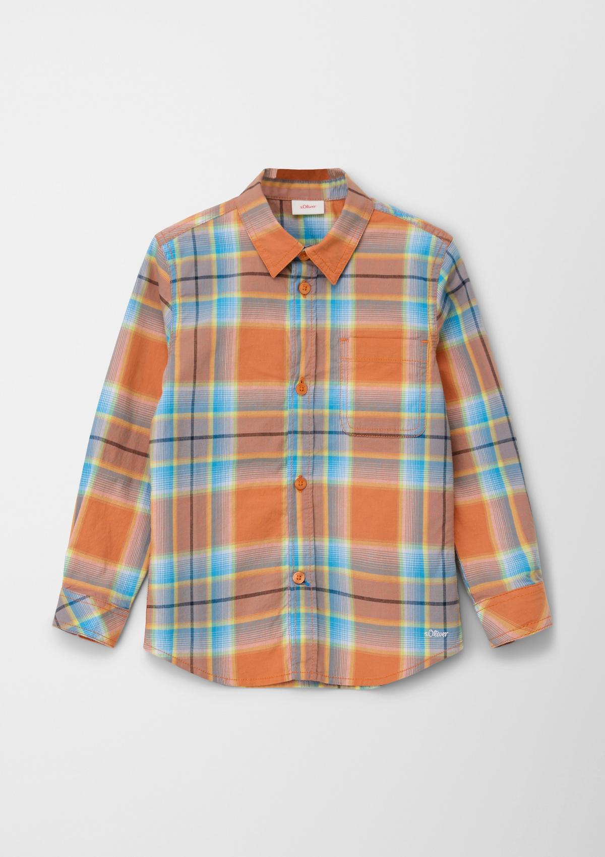 s.Oliver Regular: shirt with a check pattern