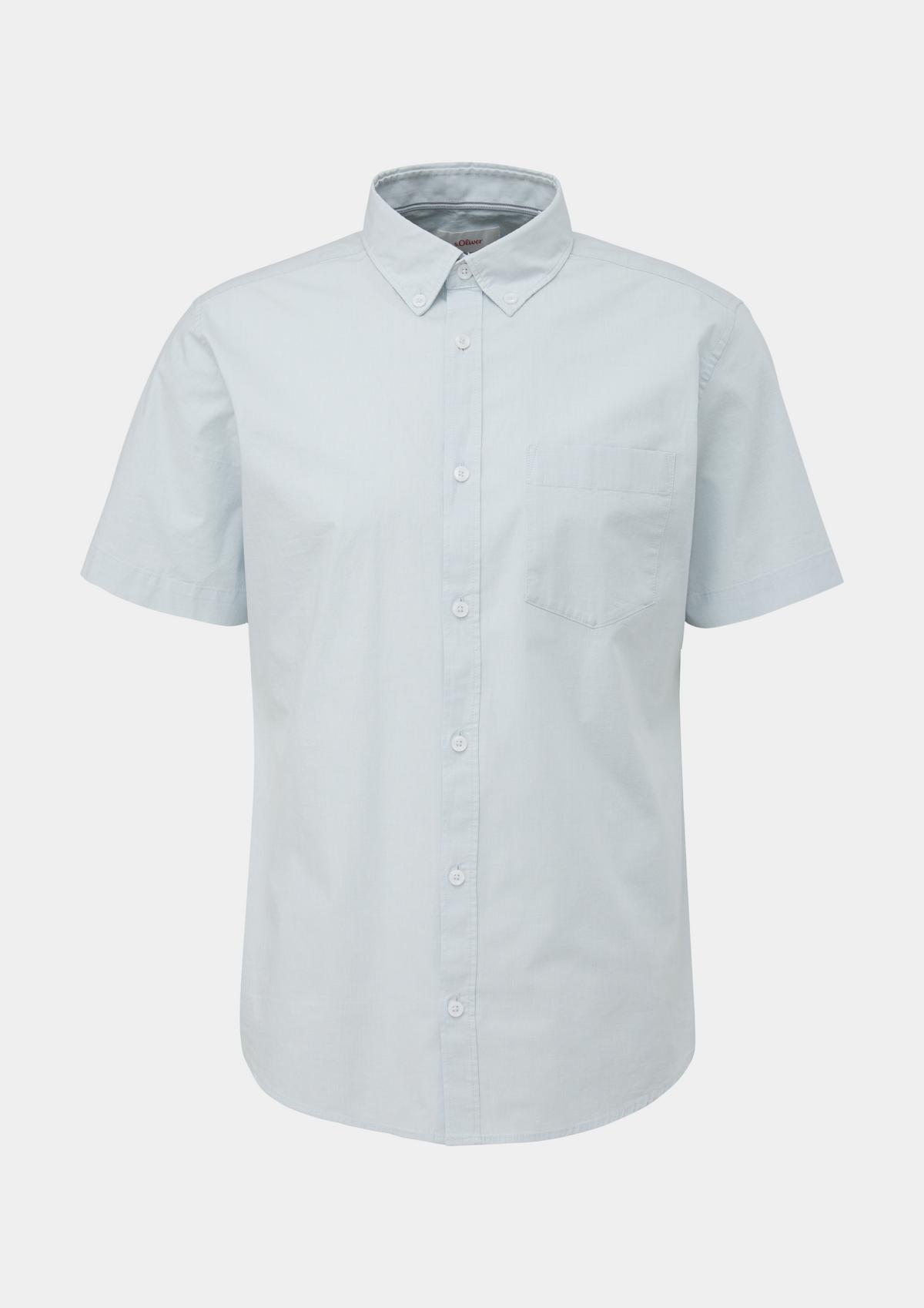 s.Oliver Overhemd met korte mouwen en een buttondownkraag