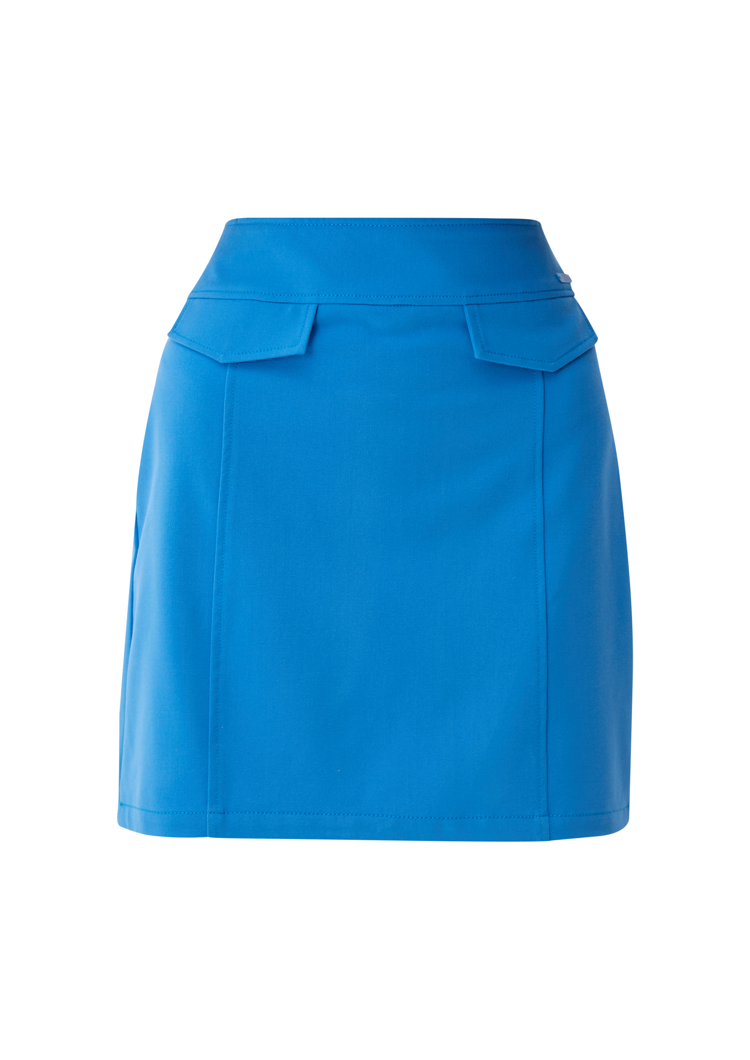 QS - Rock mit aufgesetzten Taschen, Damen, blau