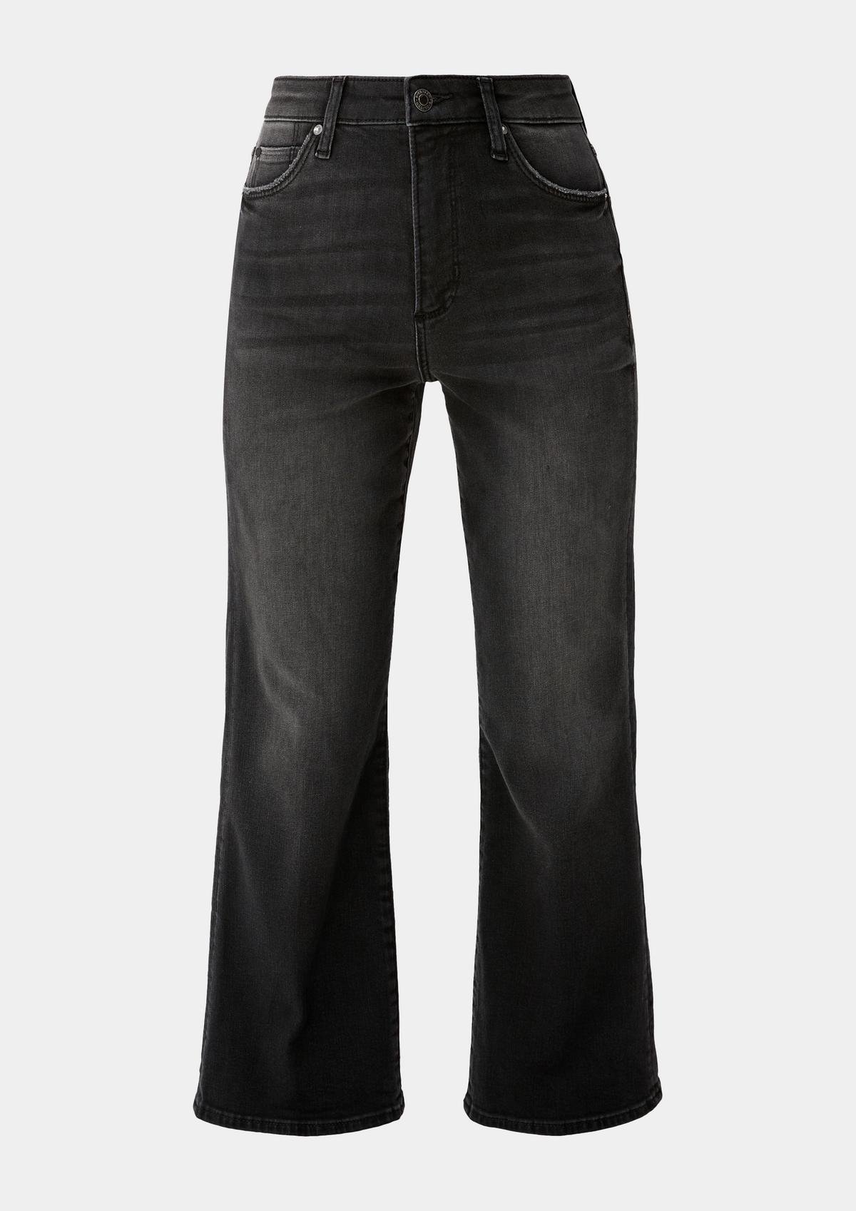 s.Oliver Cropped-Jeans Flared / Slim Fit / High Rise / Flared Leg
