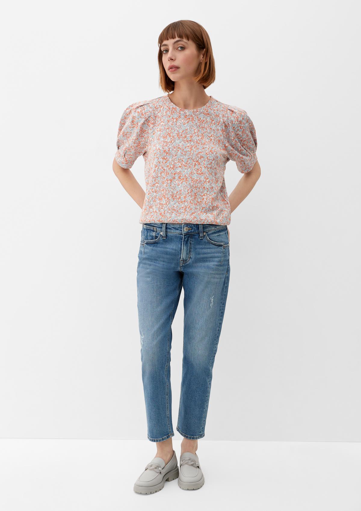 s.Oliver Franciz Ankle-Length Jeans / Relaxed Fit / Mid Rise / Tapered Leg