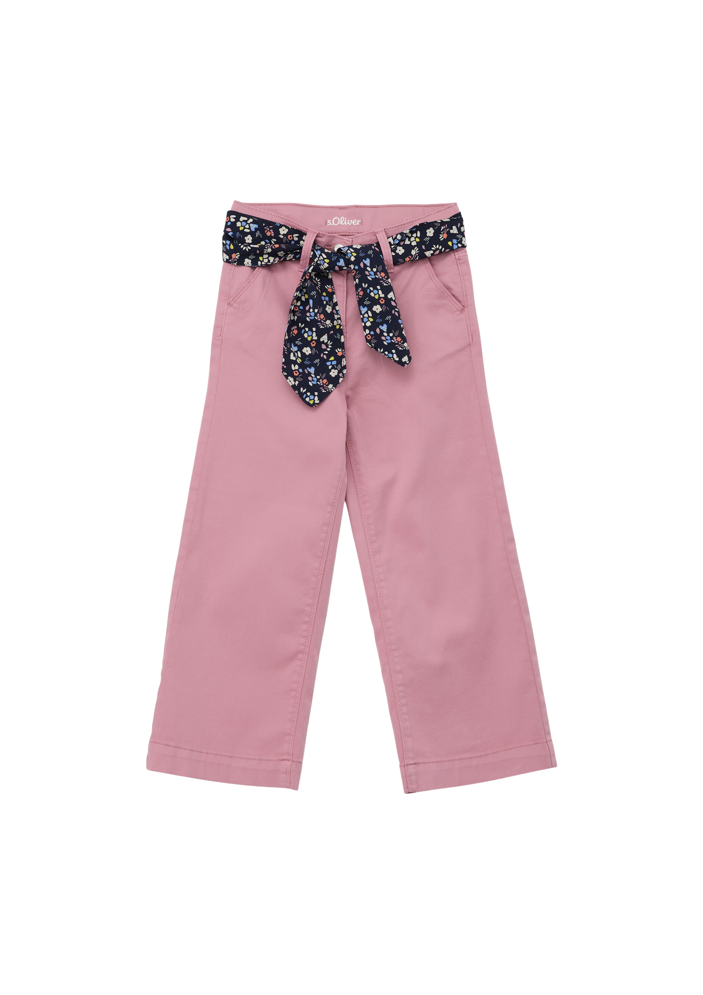 s.Oliver - Regular: Hose mit Stoffgürtel, Kinder, Rosa