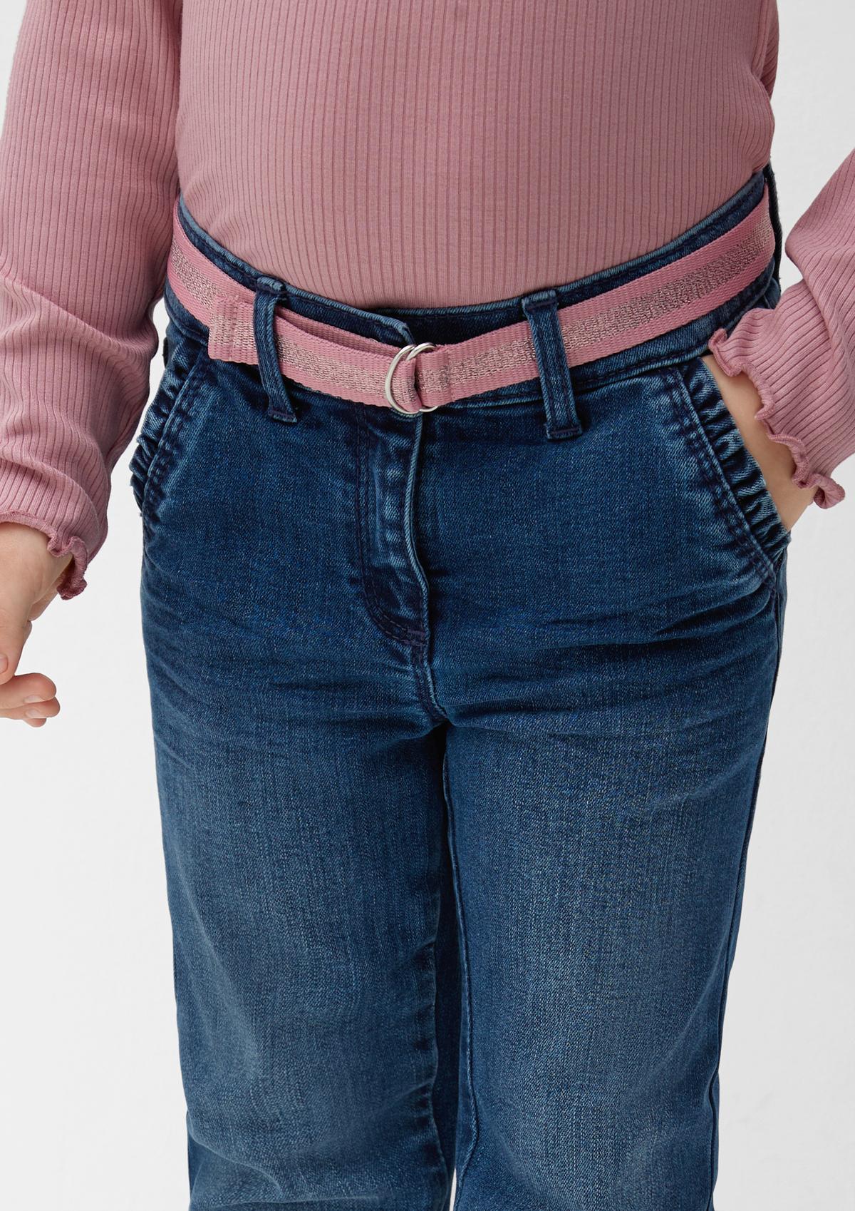 s.Oliver Regular: džínsy s trblietavým opaskom