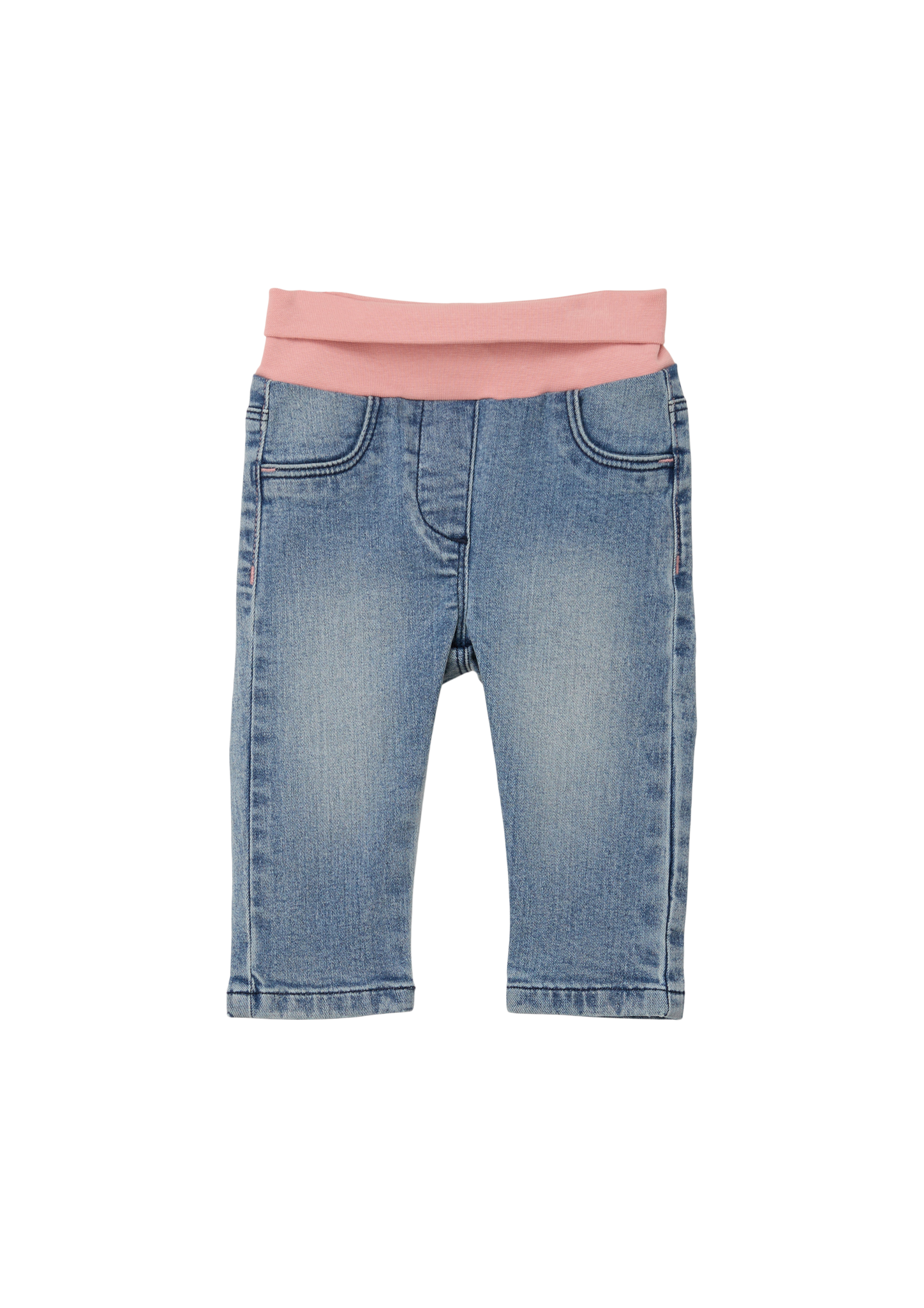 s.Oliver - Jeans / Regular Fit / High Rise, Babys, blau|pink