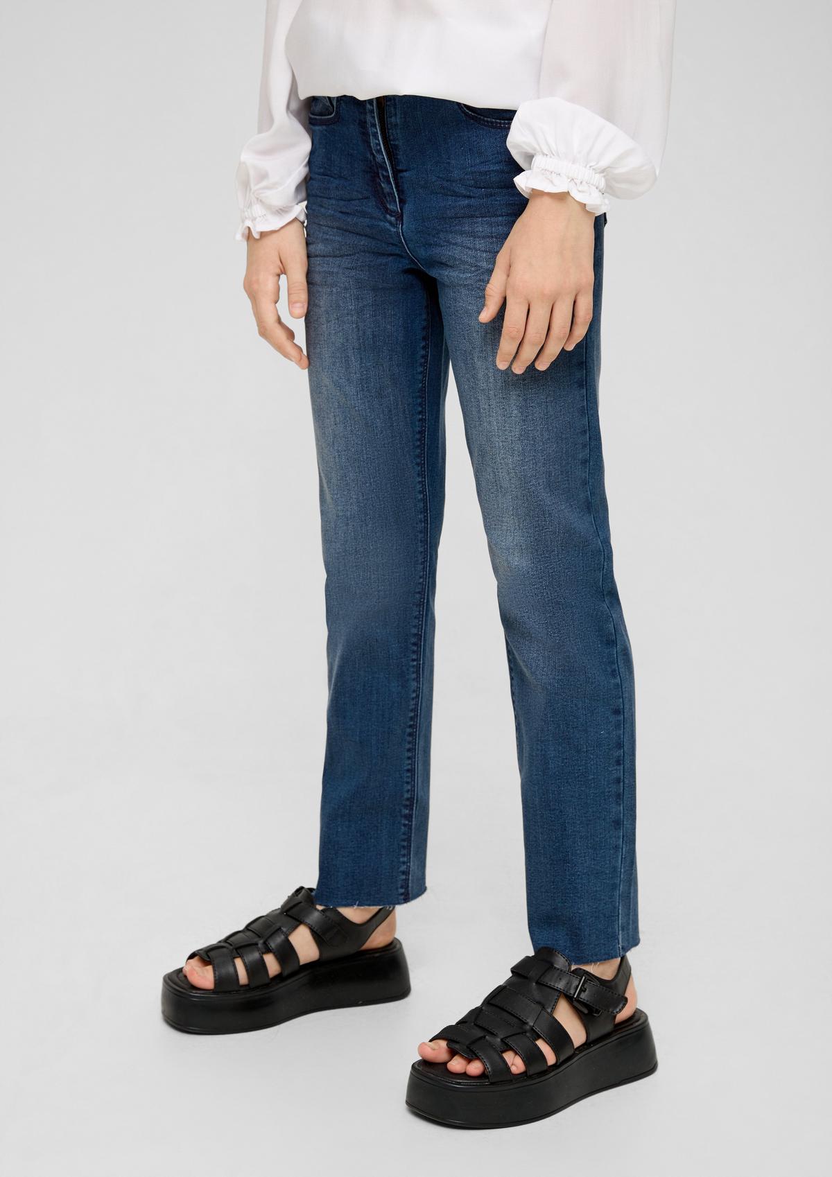 s.Oliver Ankle-Jeans / Regular Fit / Mid Rise / Straight Leg