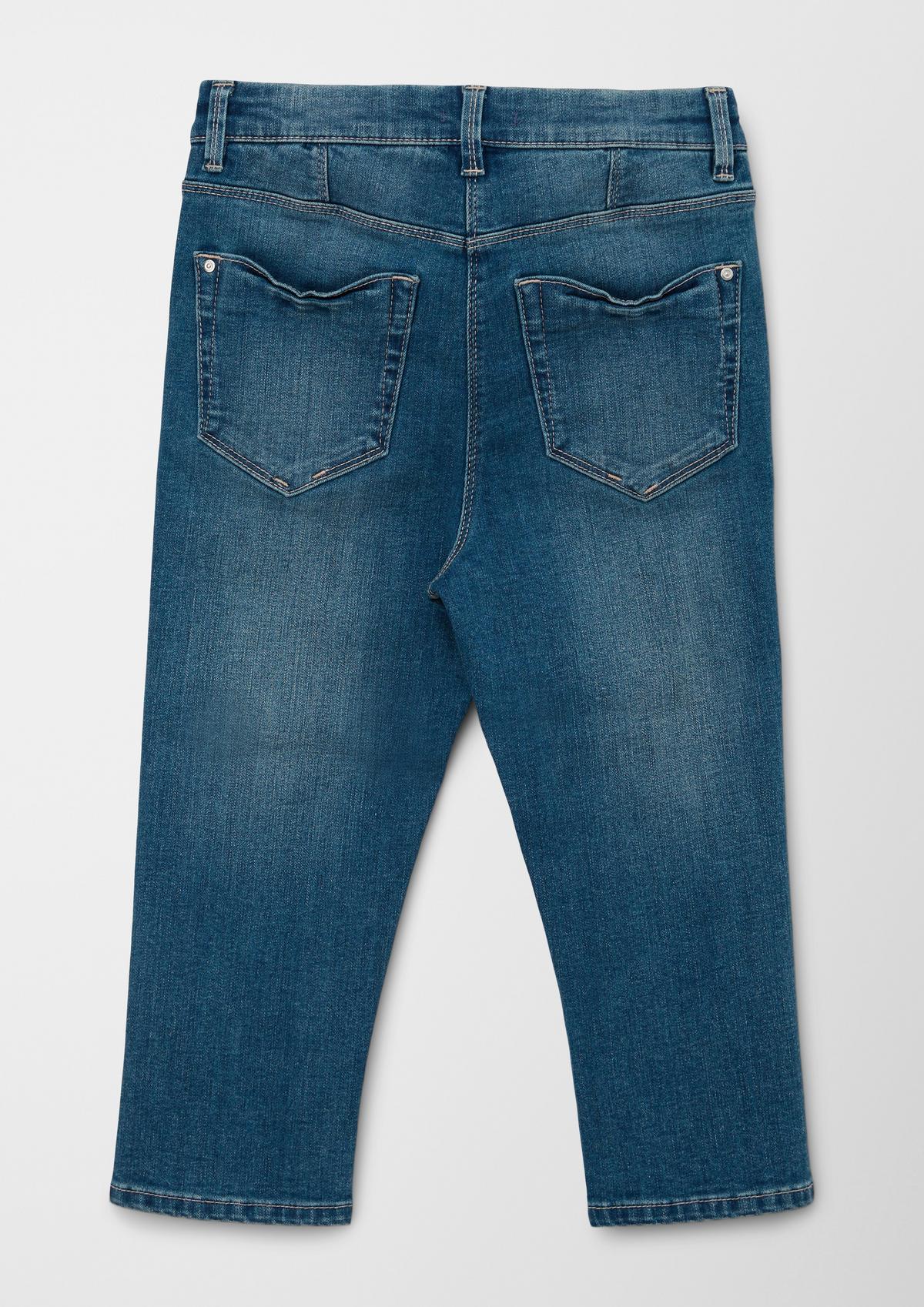 s.Oliver Slim: jeans hlače v capri videzu